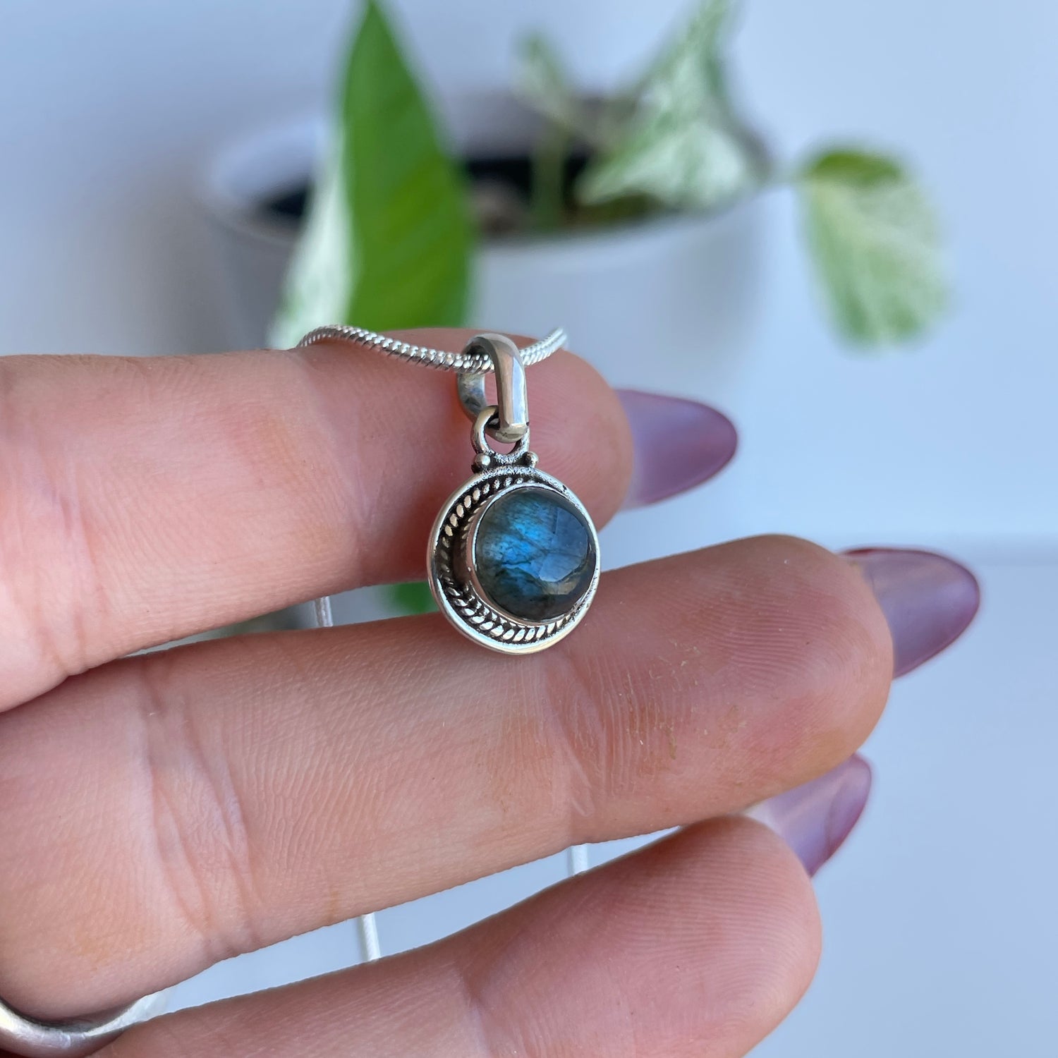 Crystal Round Pendant