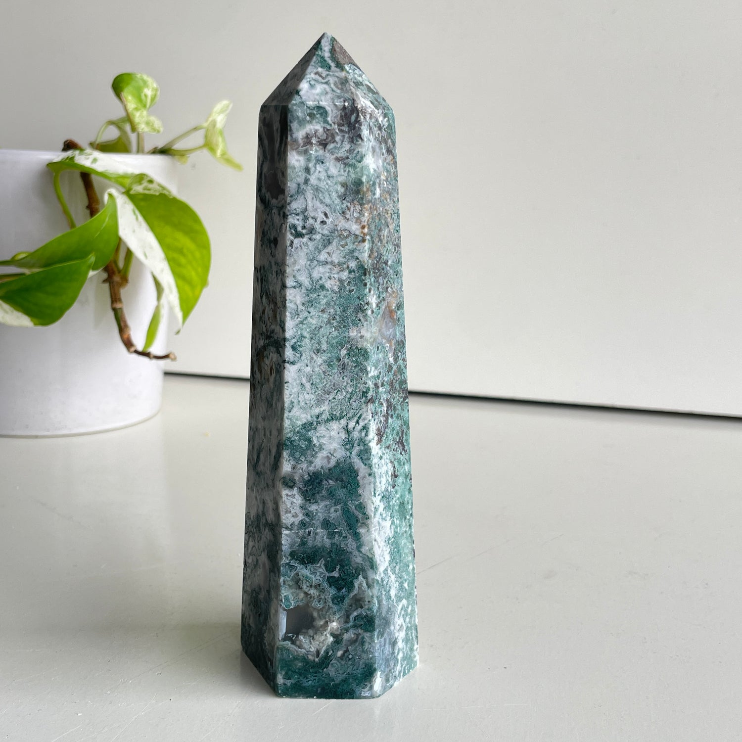 Moss Agate Generator 18cm