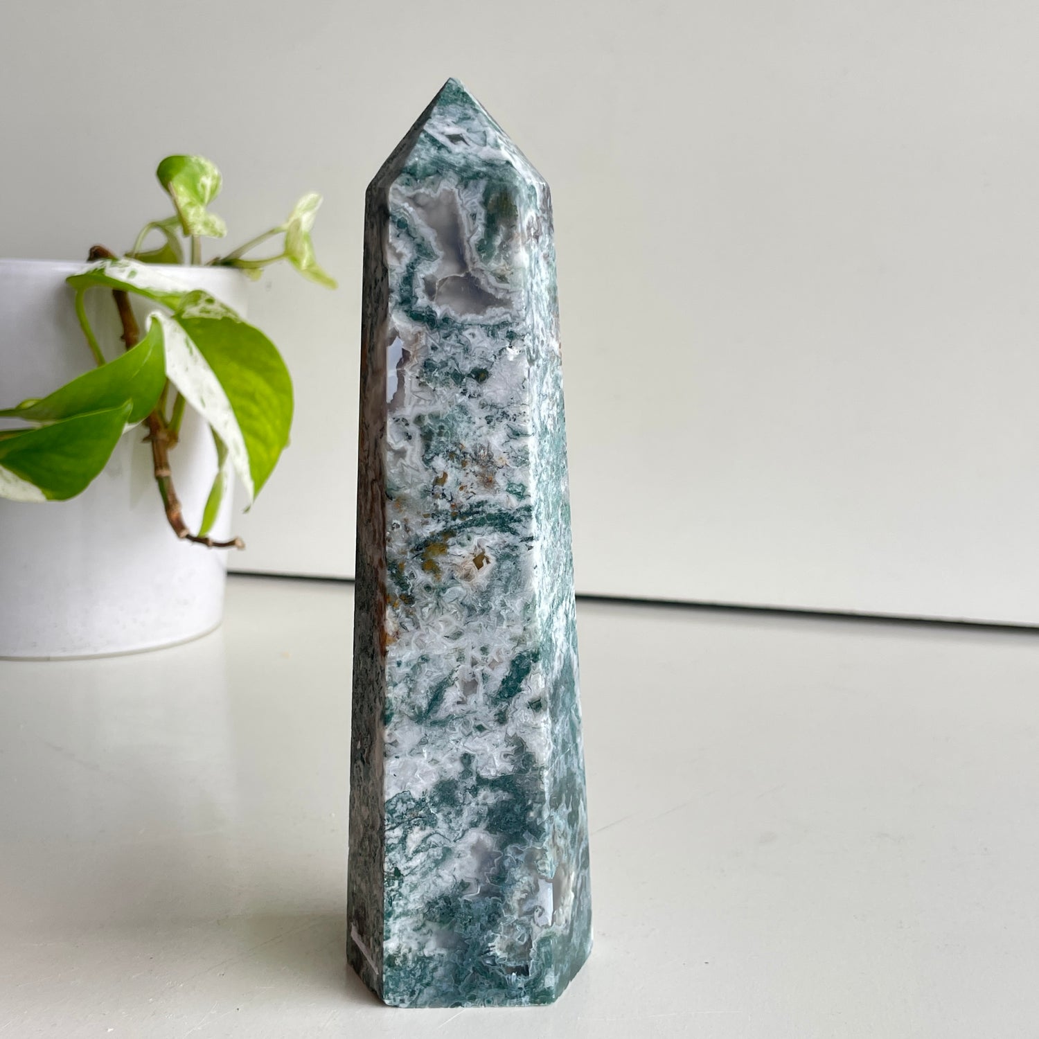 Moss Agate Generator 18cm