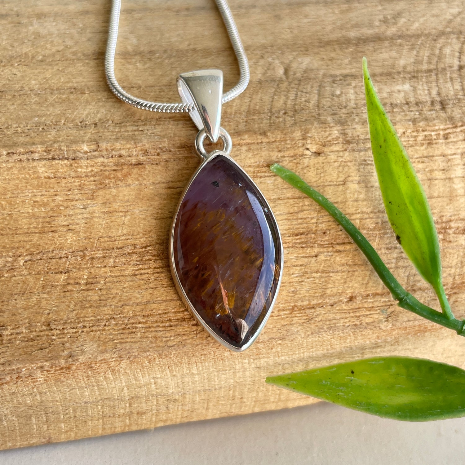 Super Seven Marquise Pendant