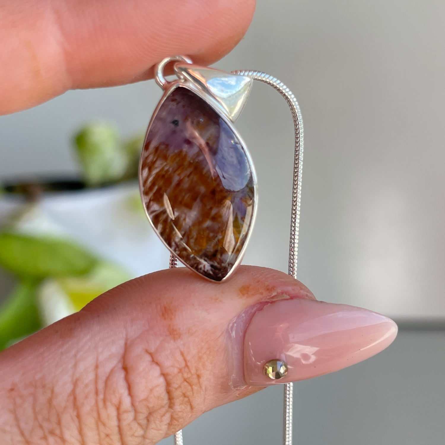 Super Seven Marquise Pendant