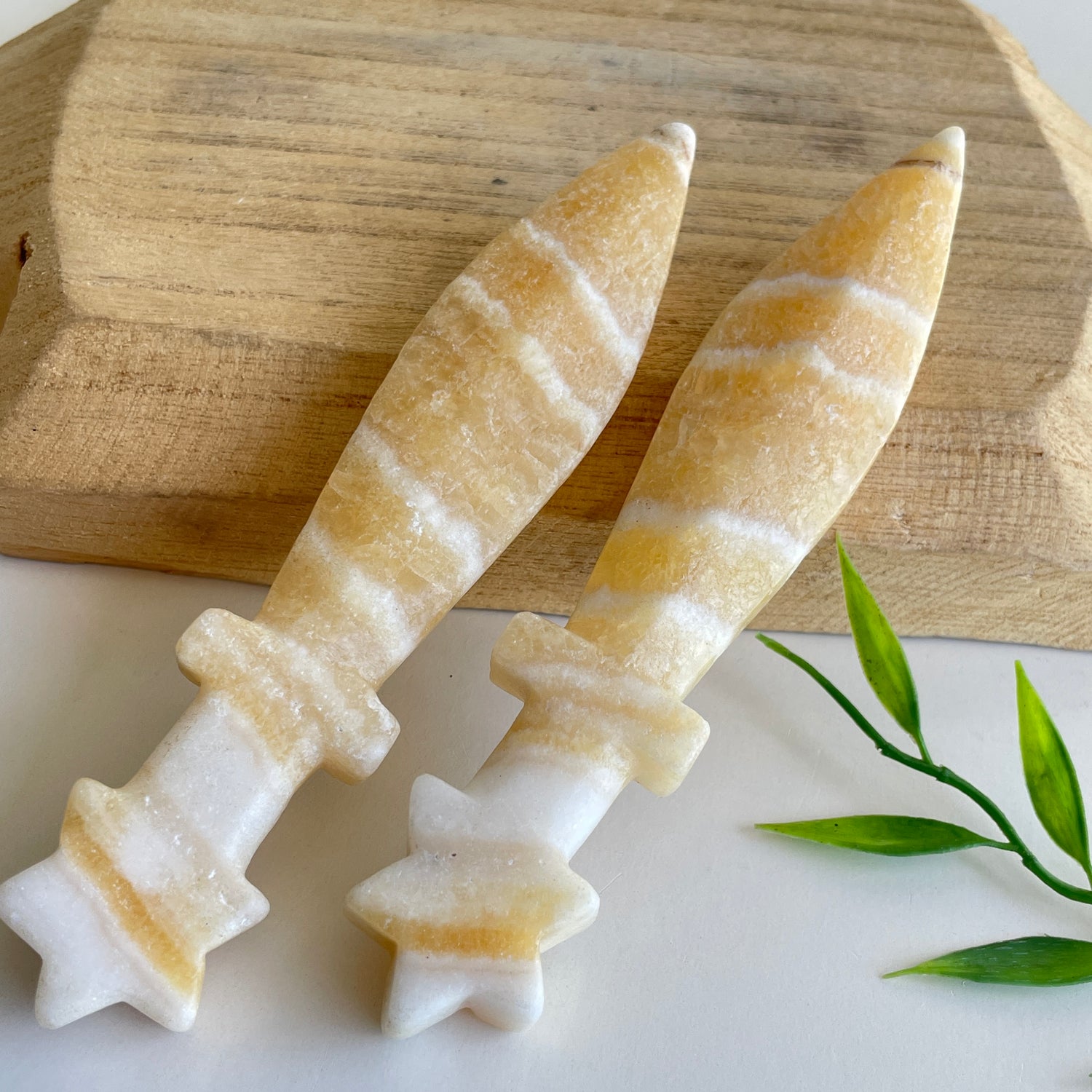 Orange Calcite Dagger