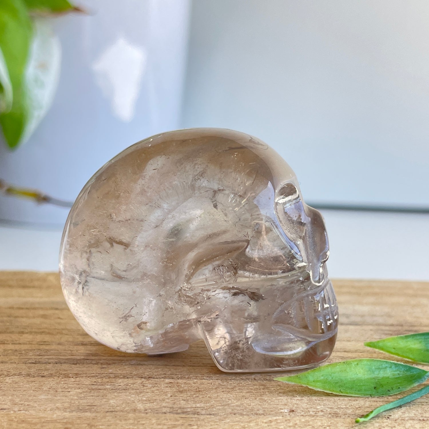 Smoky Quartz Skull 5.4cm