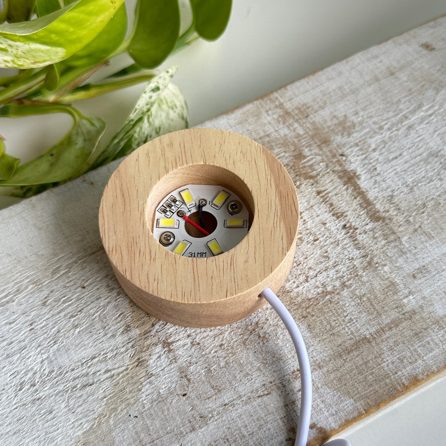 USB Round Light Base 6cm