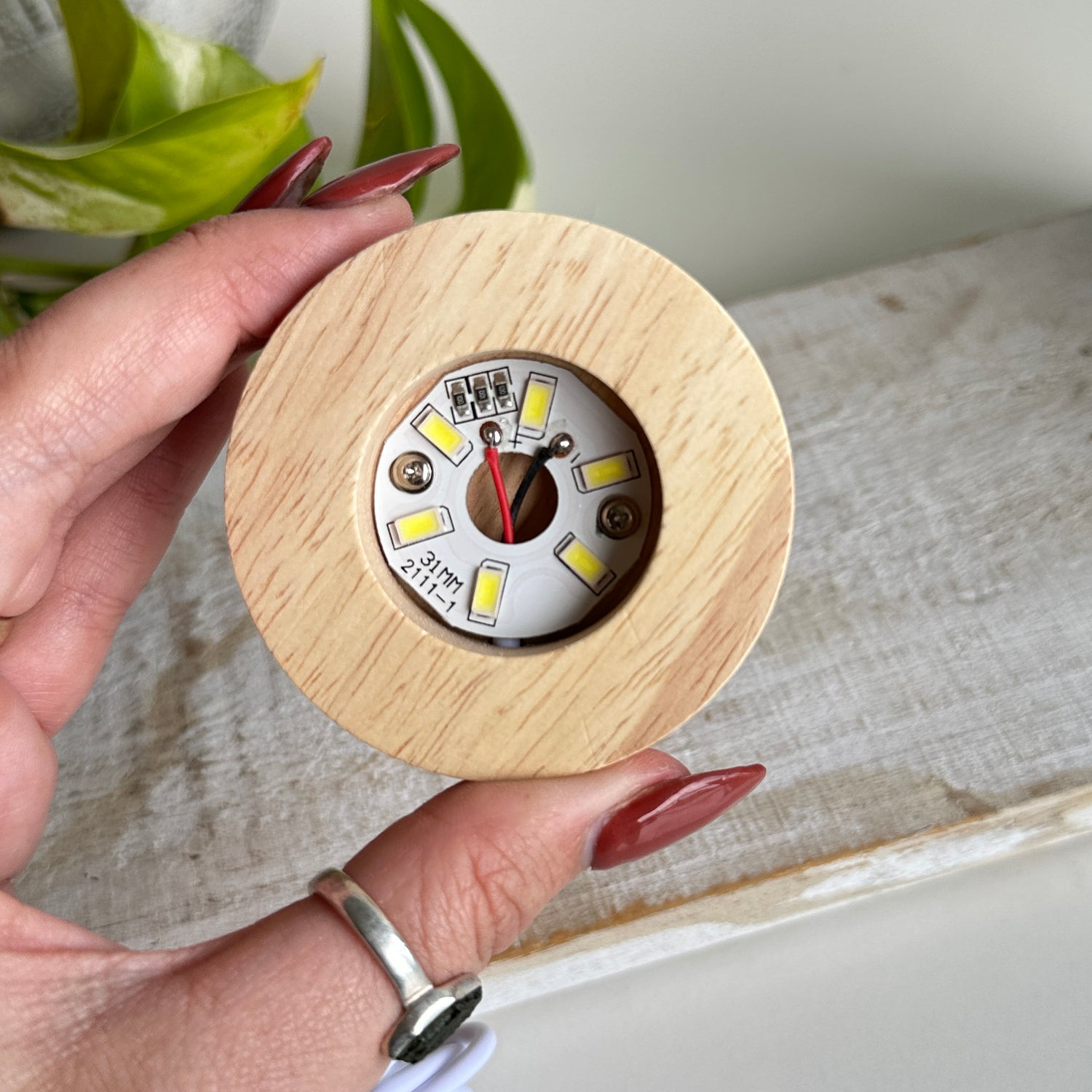 USB Round Light Base 6cm