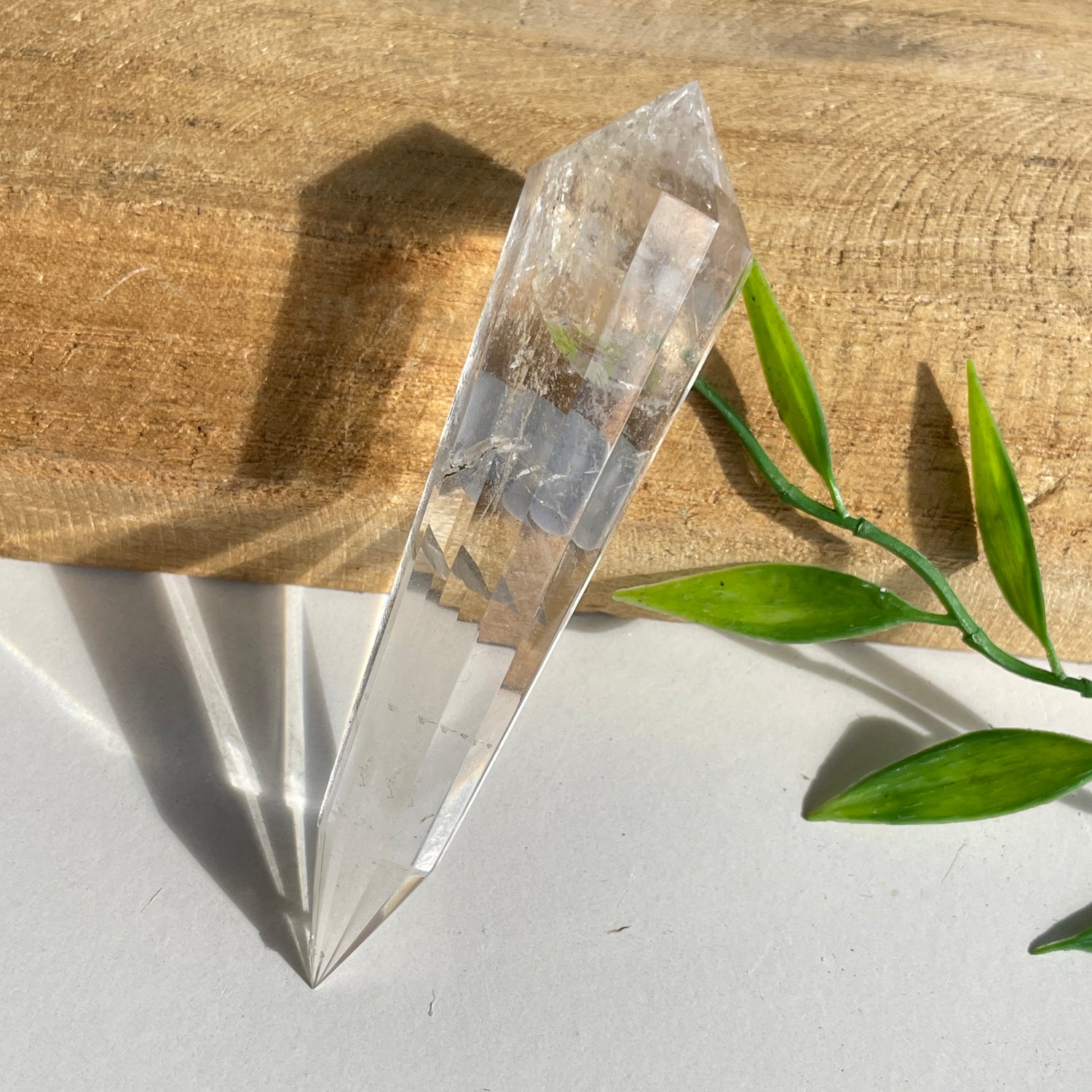Clear Quartz Vogel 8.4cm