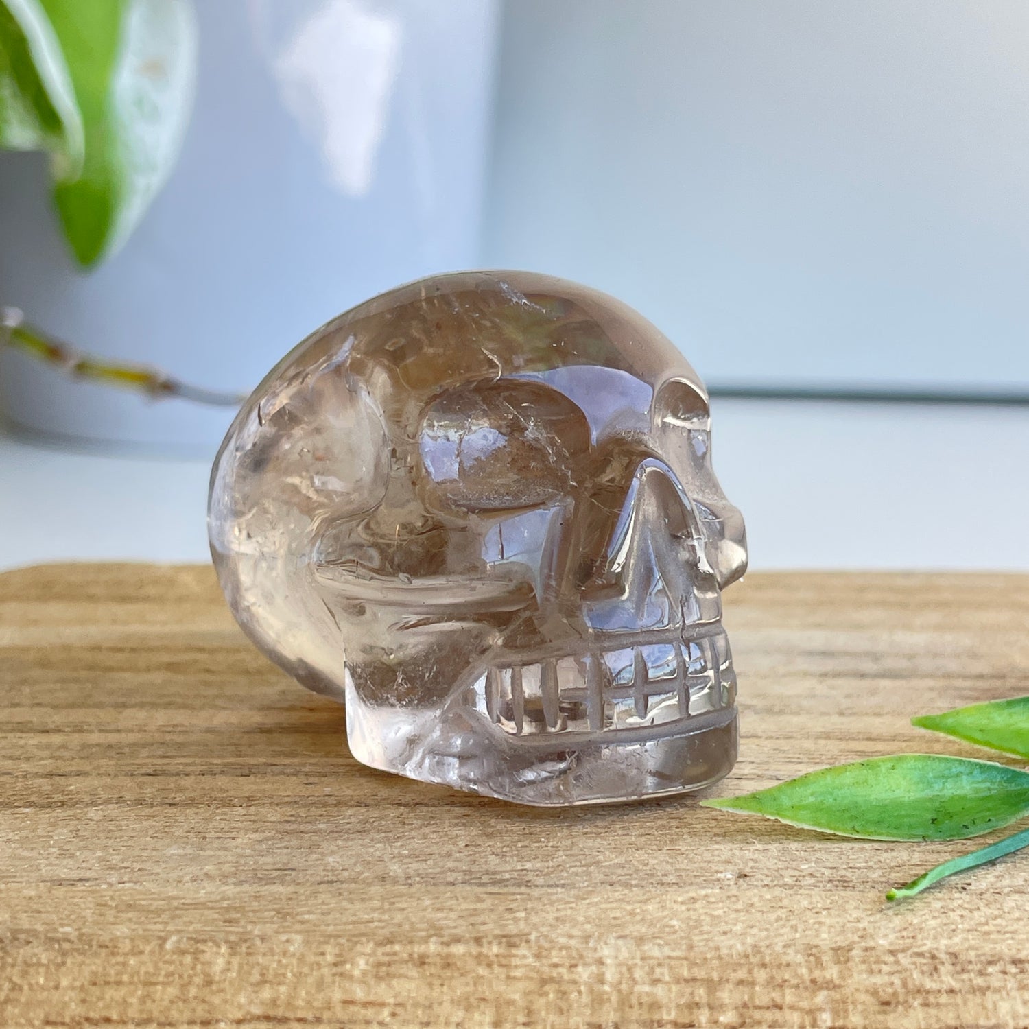 Smoky Quartz Skull 5.2cm