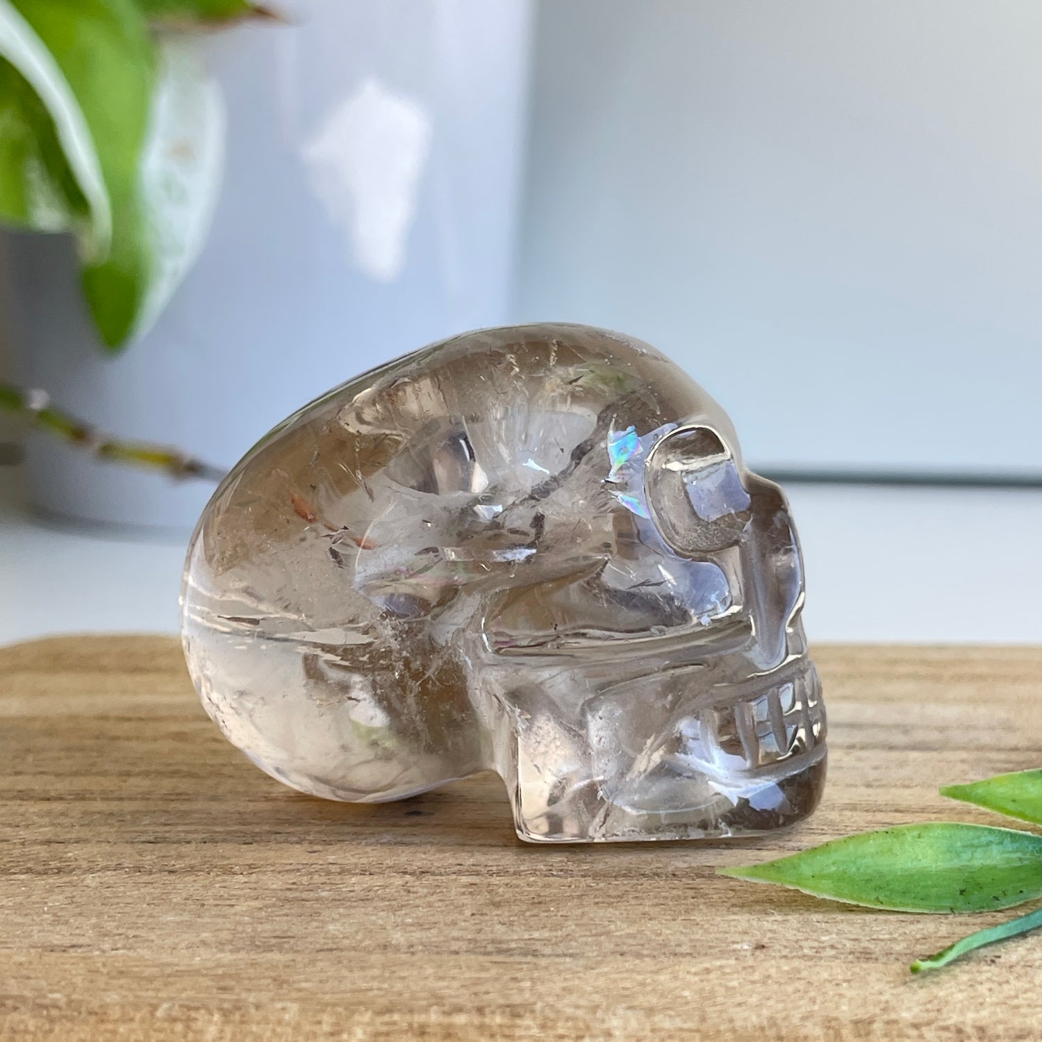 Smoky Quartz Skull 5.2cm