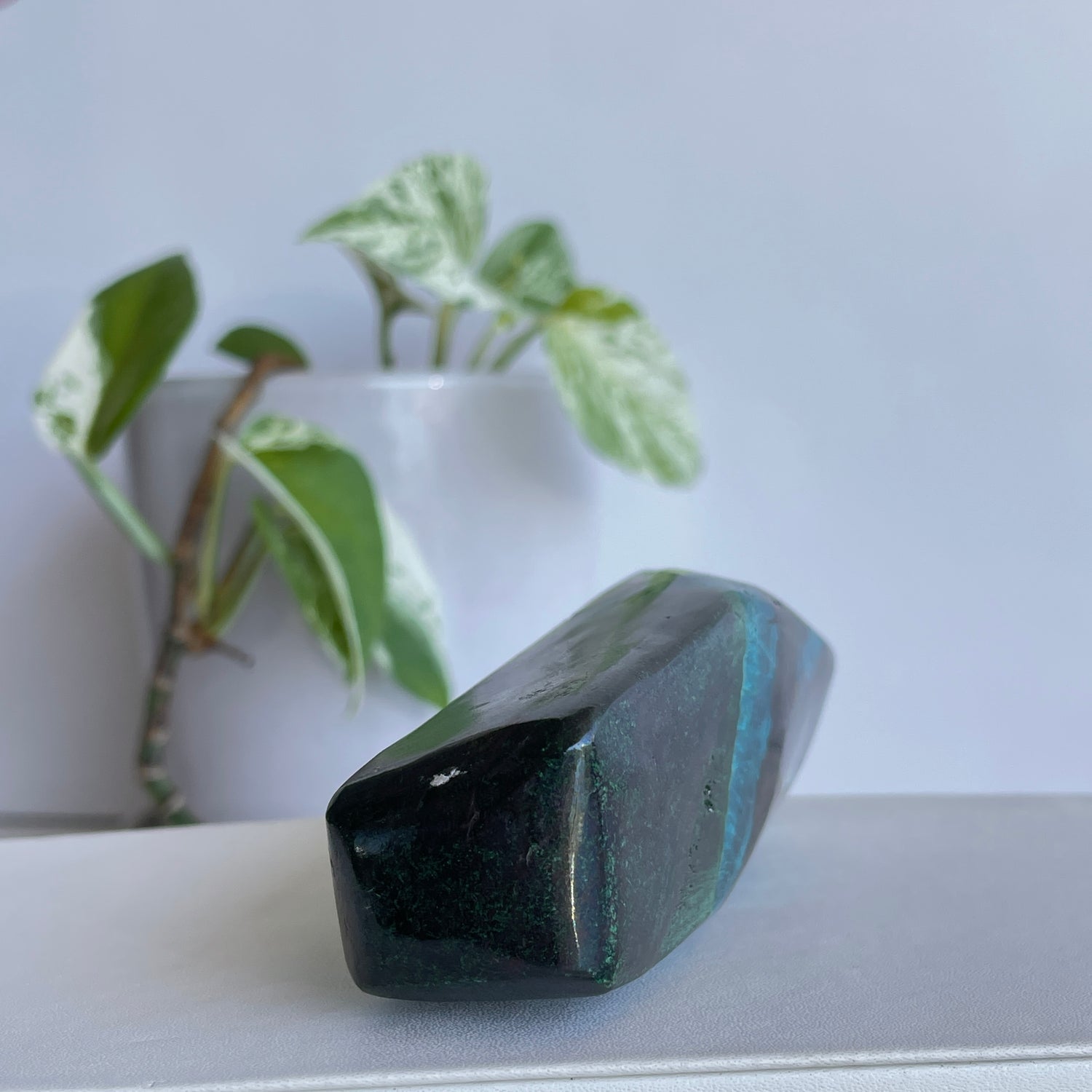 Shattuckite With Azurite & Chrysocolla Freeform 4cm