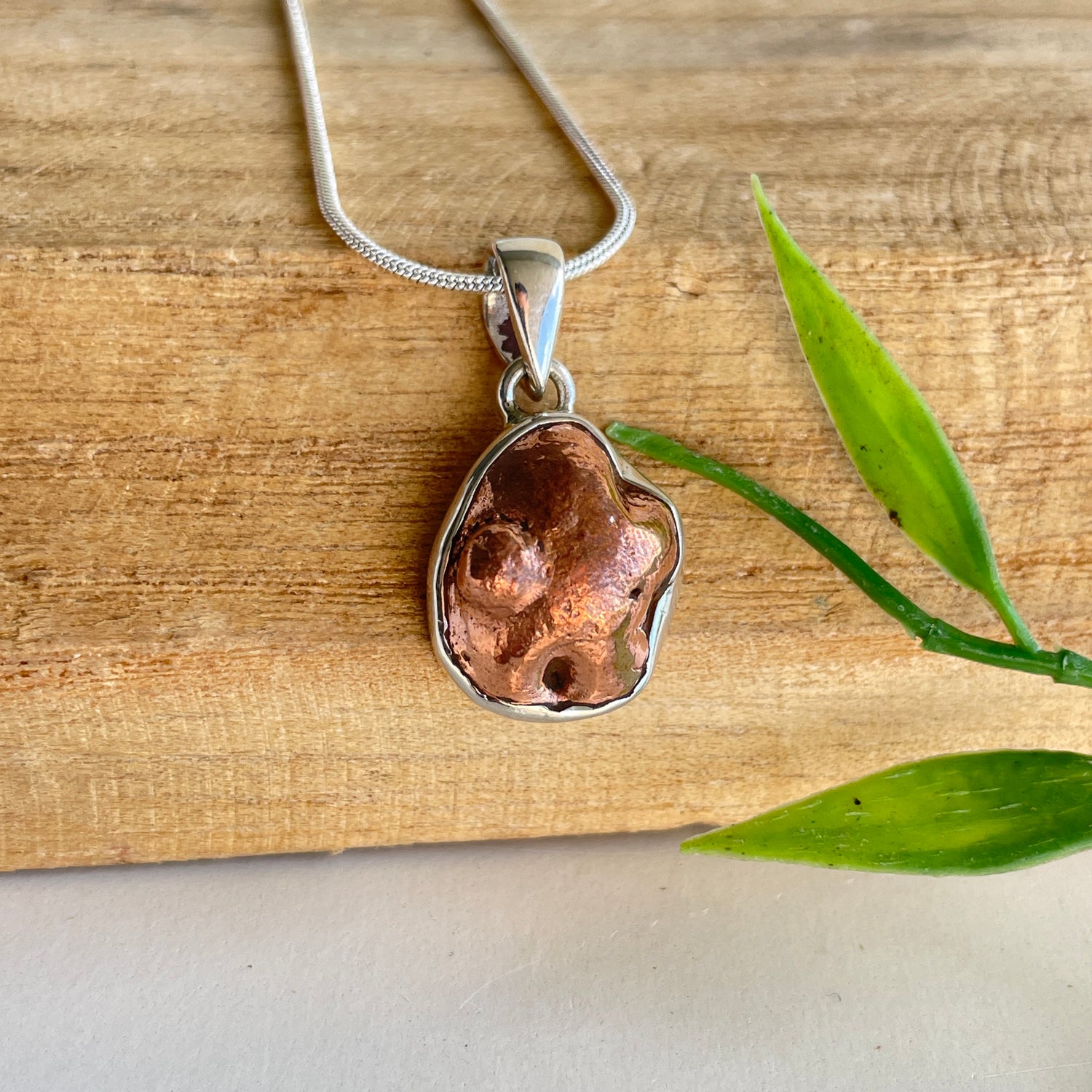 Copper Nugget Pendant