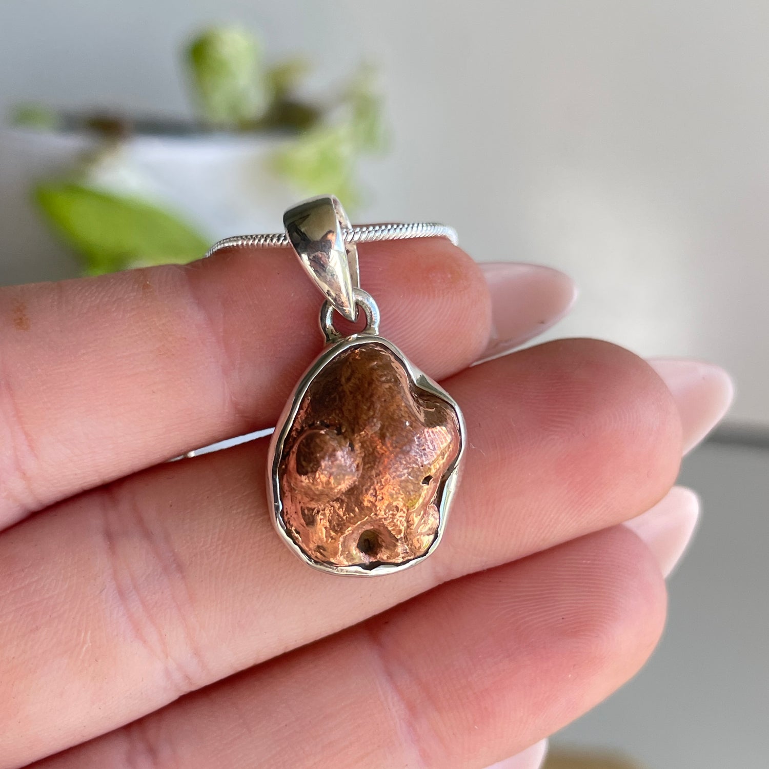 Copper Nugget Pendant