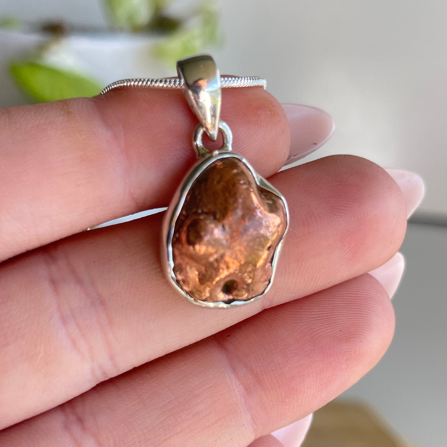 Copper Nugget Pendant