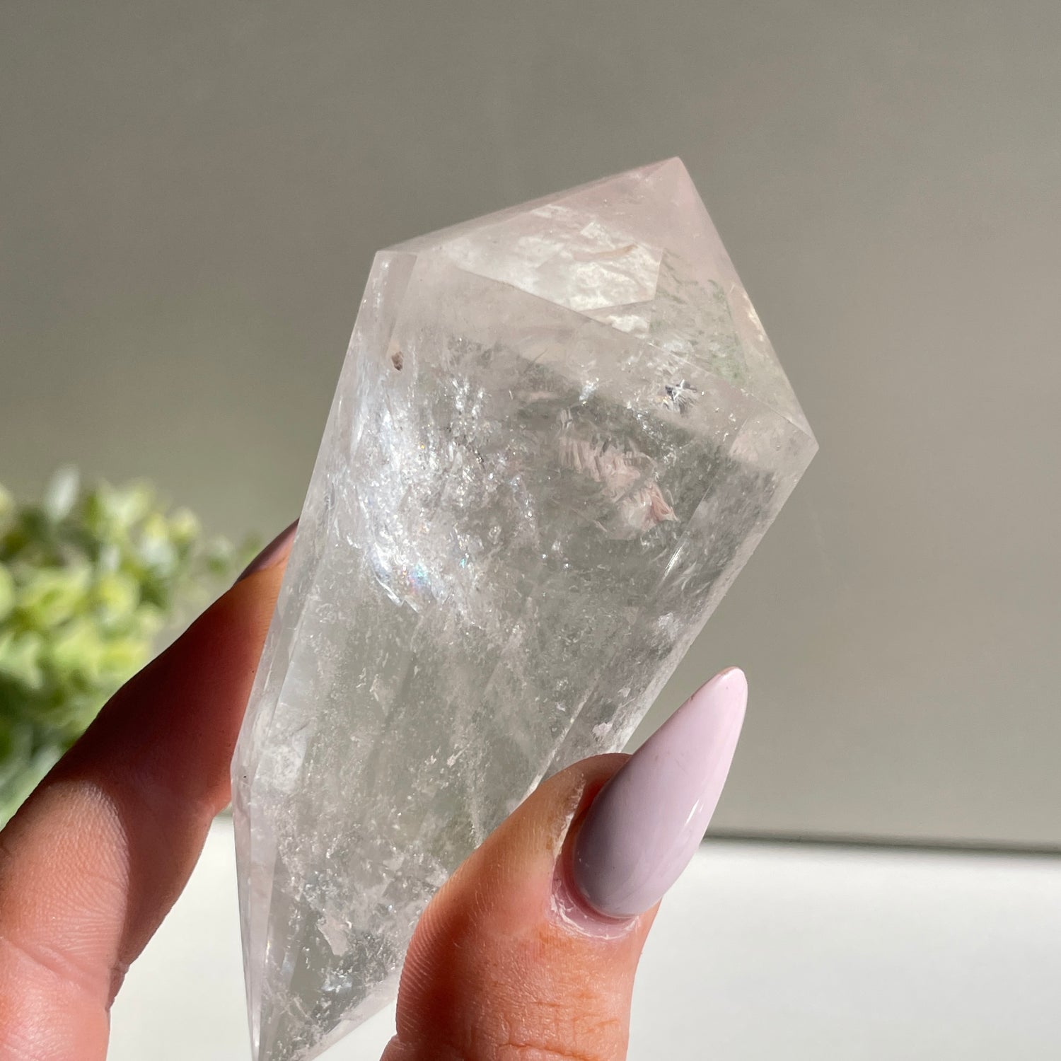 Clear Quartz Vogel 9cm