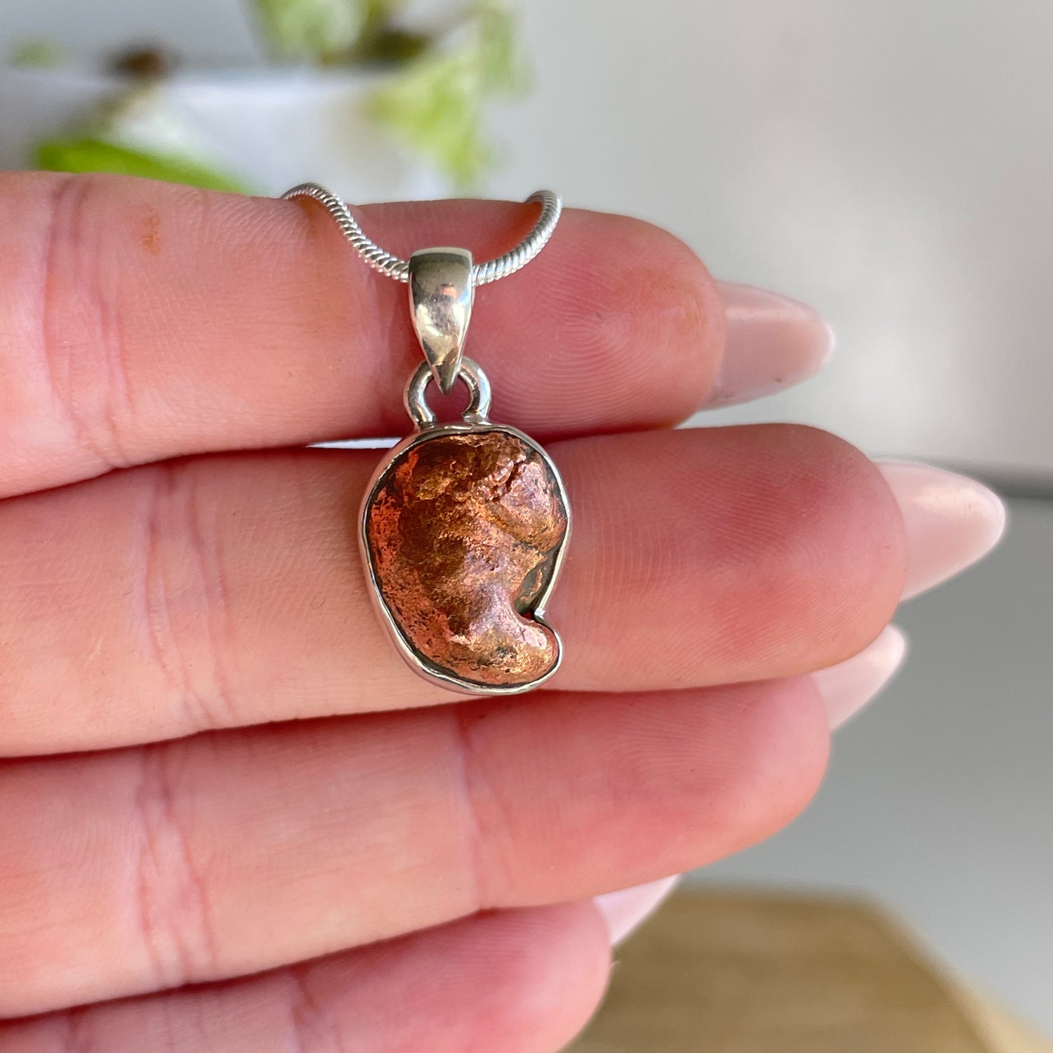 Copper Nugget Pendant