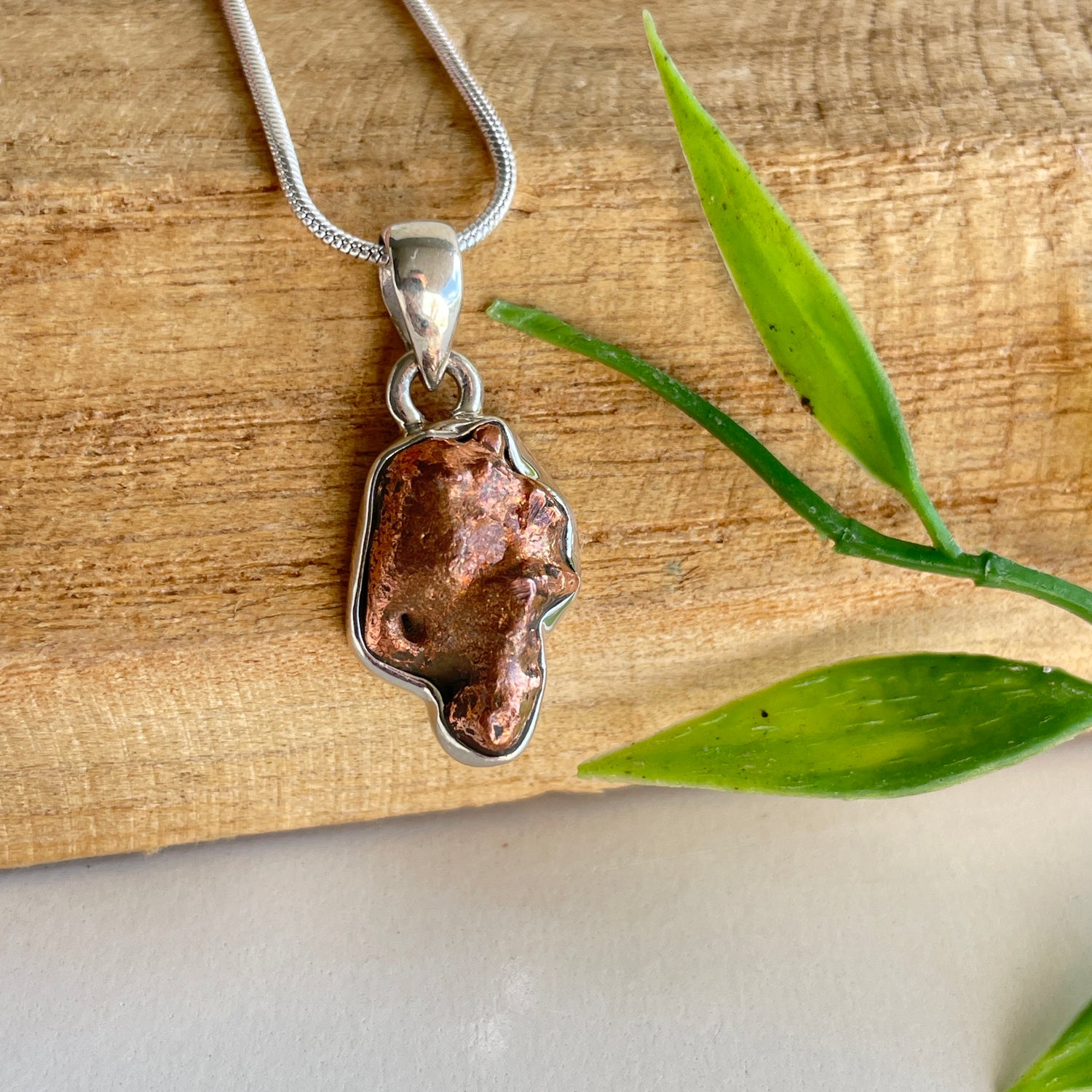 Copper Nugget Pendant