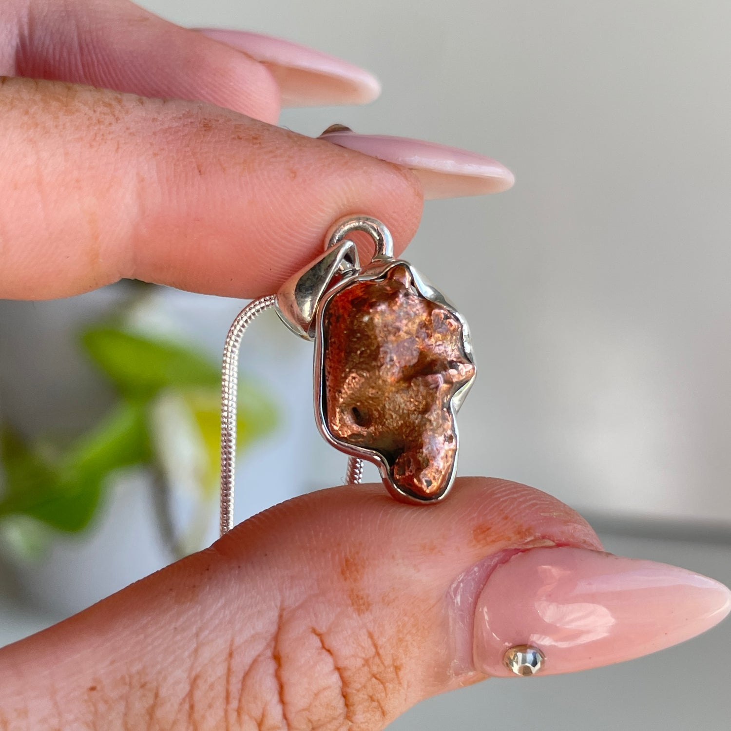 Copper Nugget Pendant