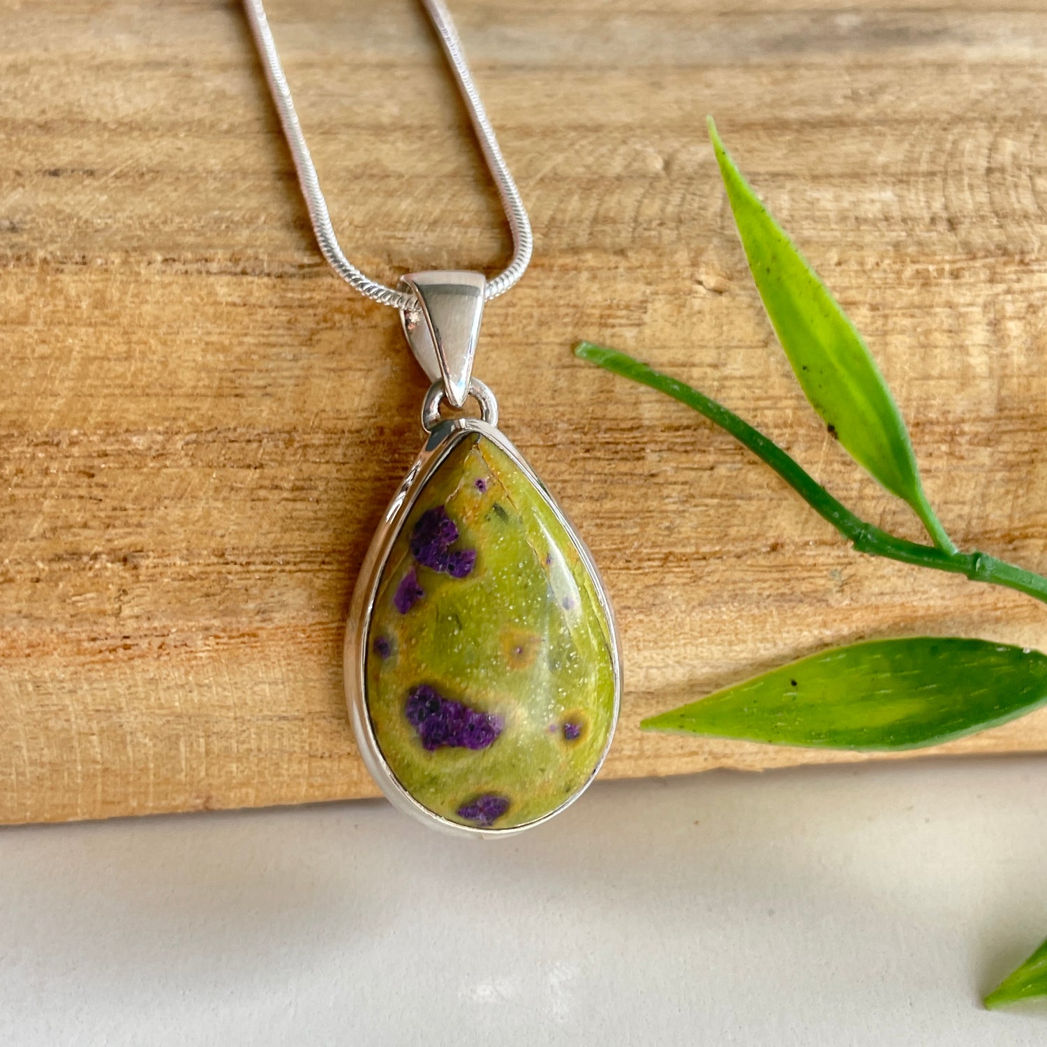 Atlantisite Teardrop Pendant
