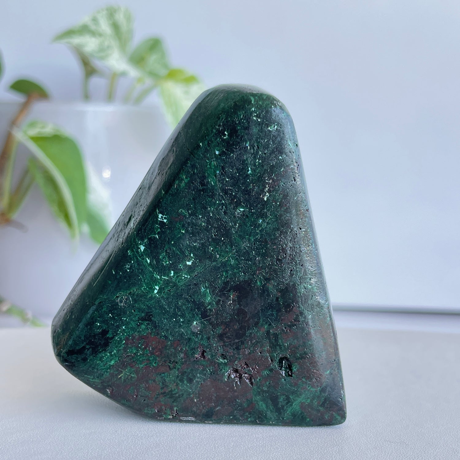 Shattuckite With Azurite & Chrysocolla Freeform 6.9cm