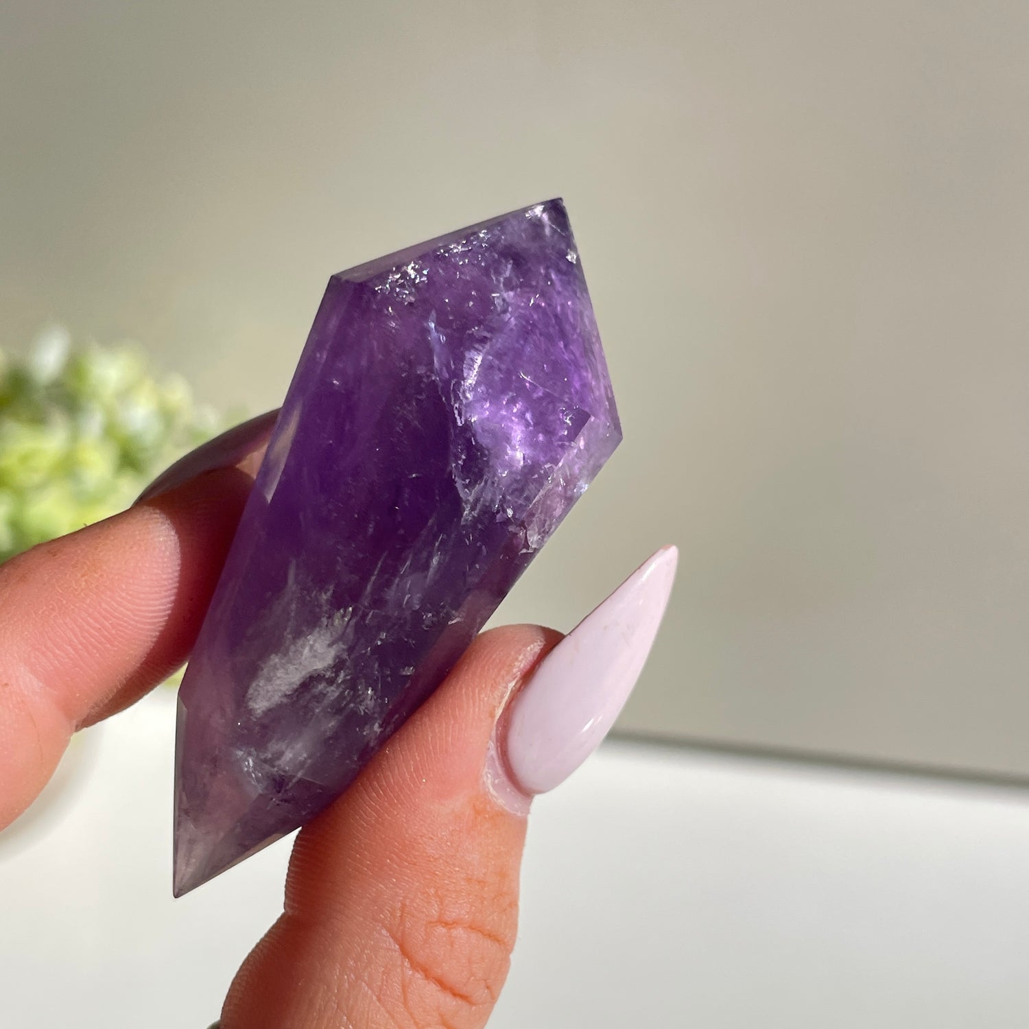 Amethyst Vogel 5.9cm