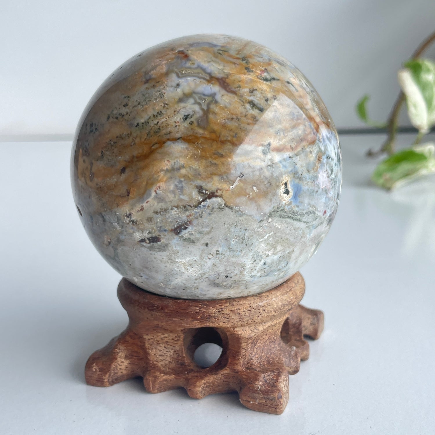 Ocean Japser Sphere 7.5cm