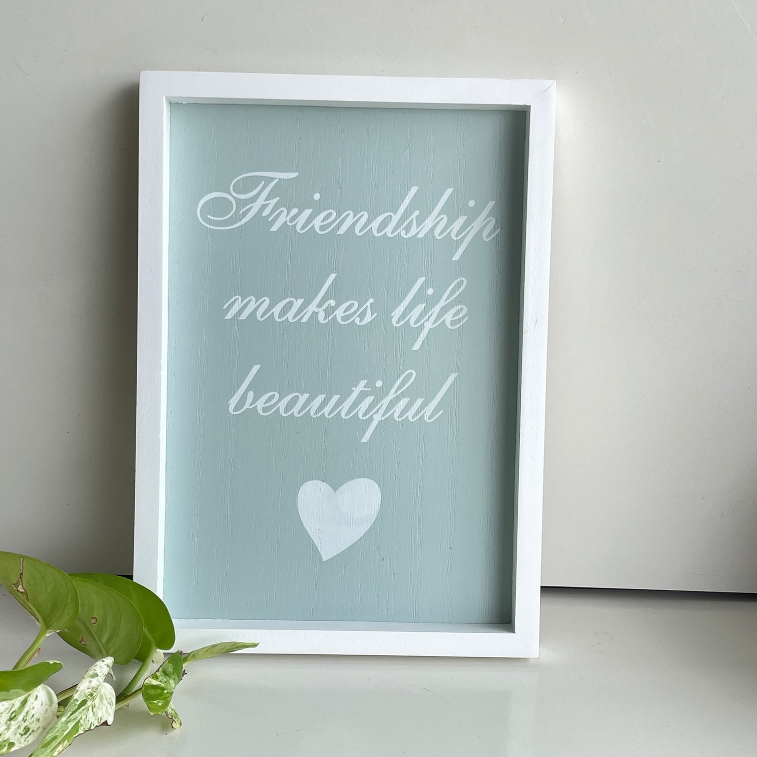 Friendship Makes Life Beautiful Wall Art  SG21212