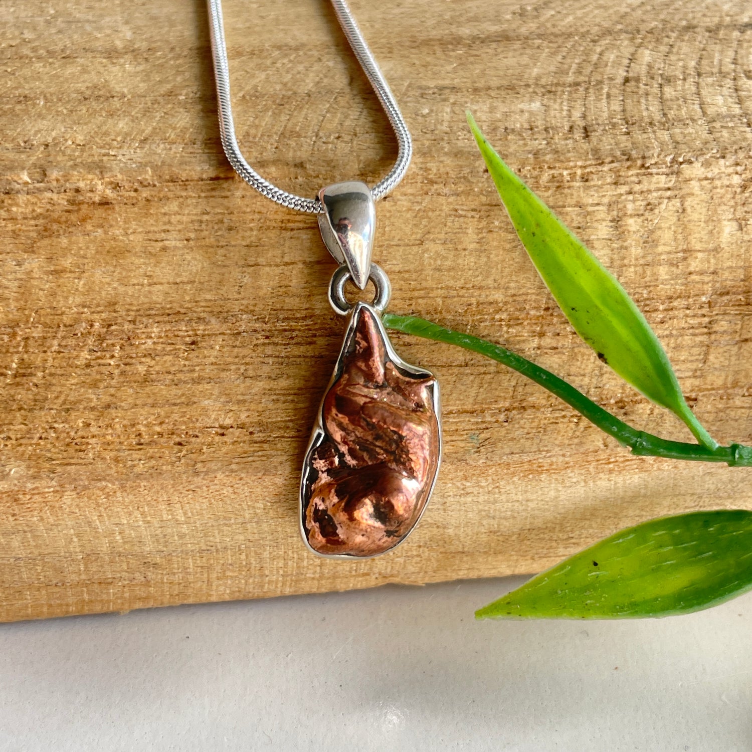 Copper Nugget Pendant