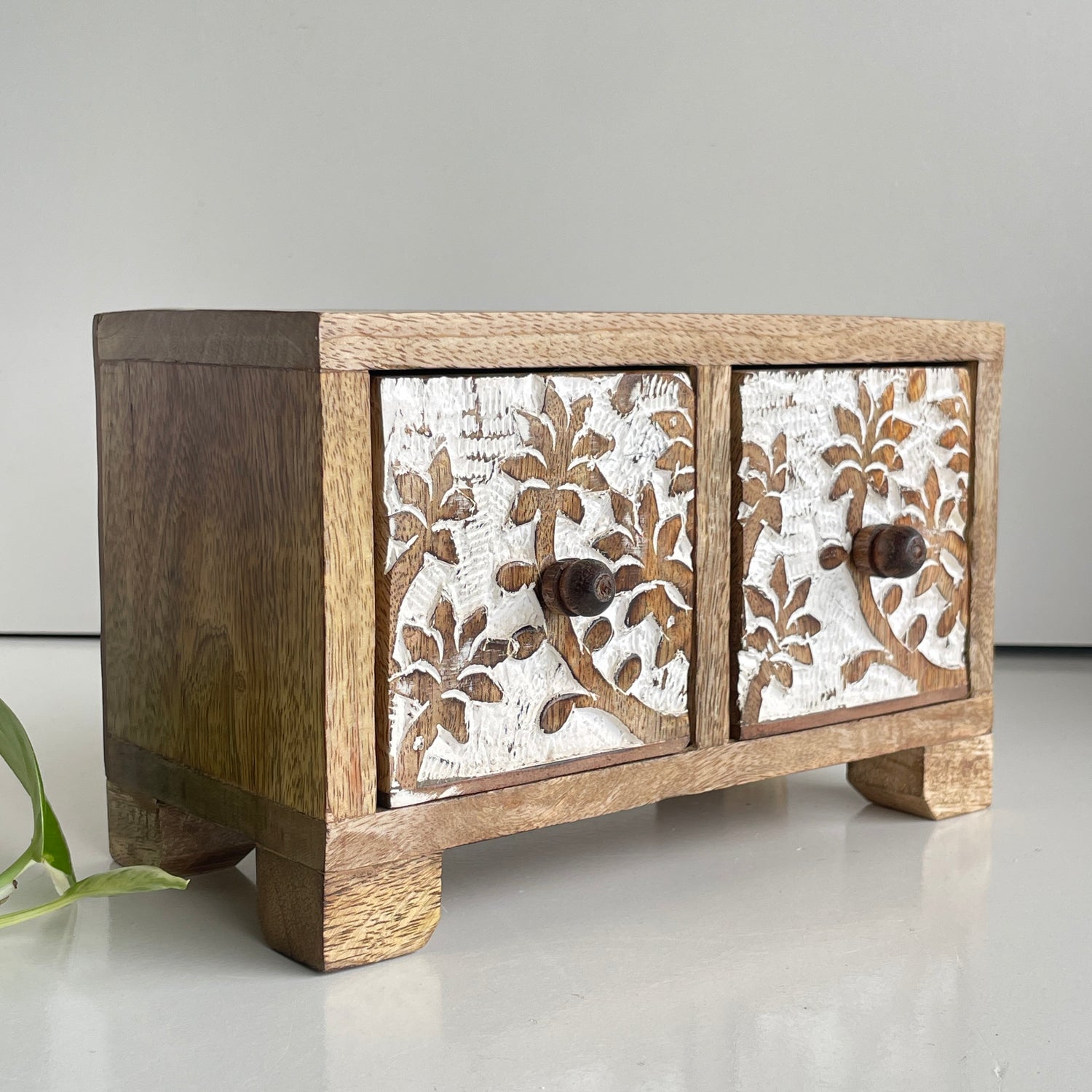 Wooden 2 Drawer Chesy 53615