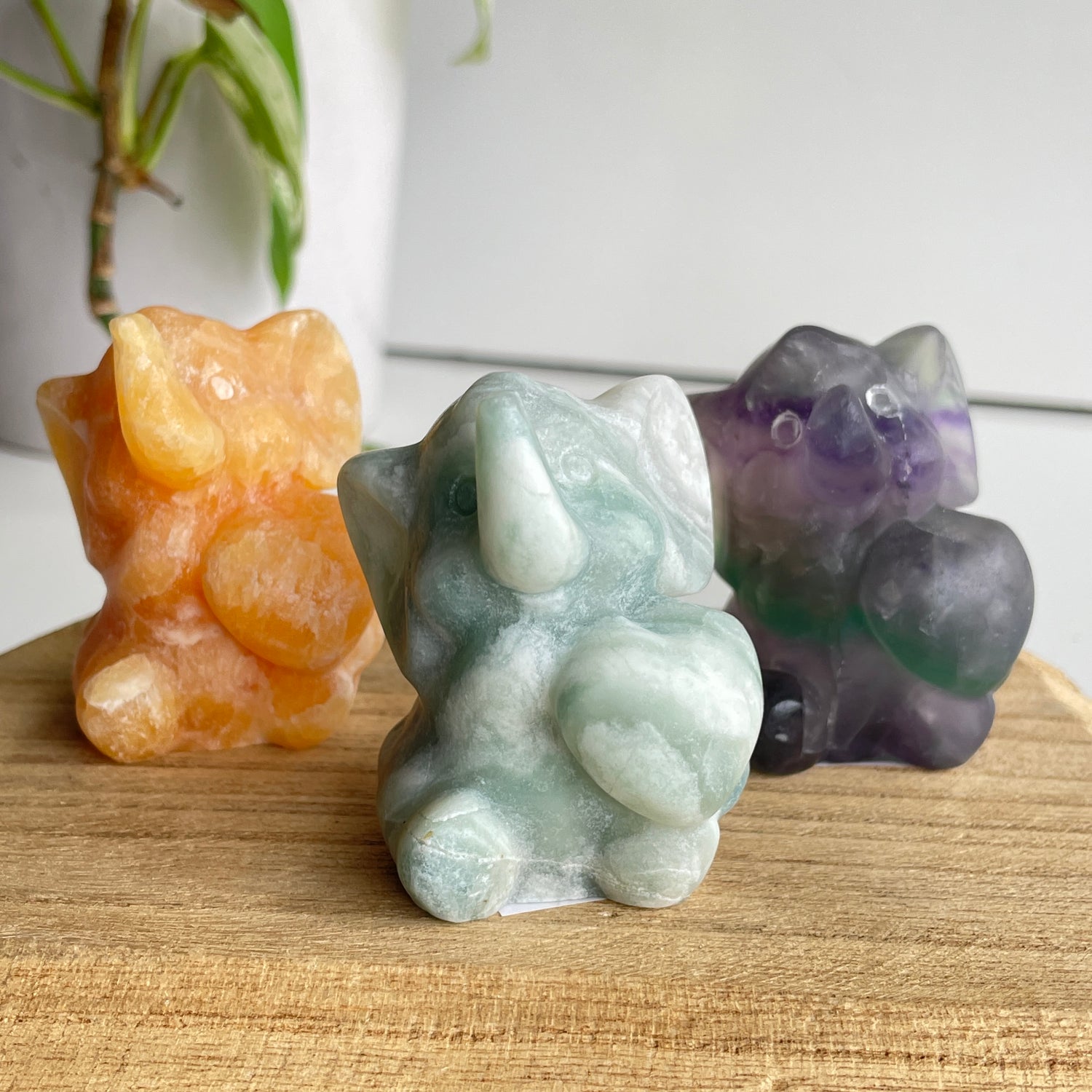 Crystal Elephants Assorted