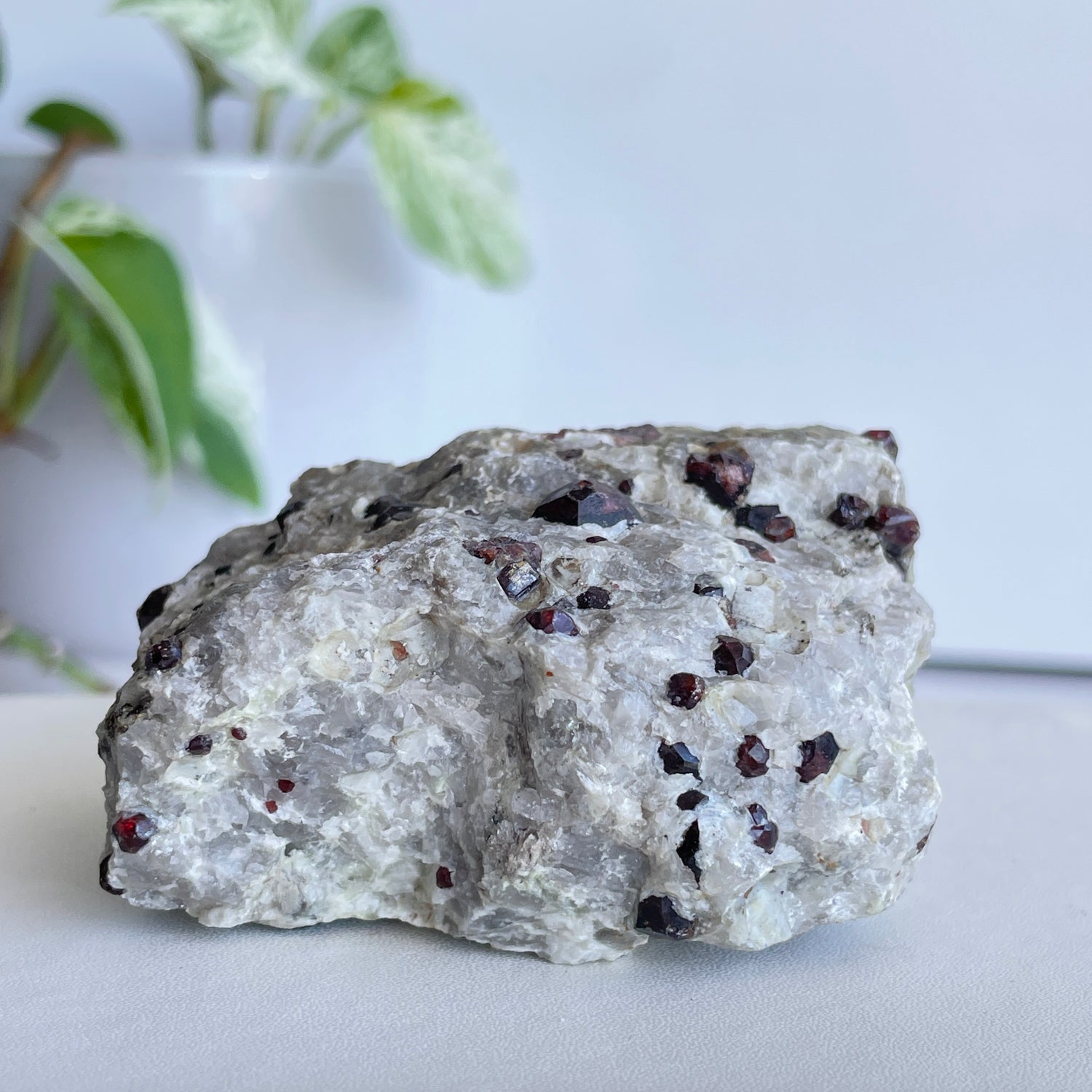 Garnet In Quartz Matrix Pce 246g