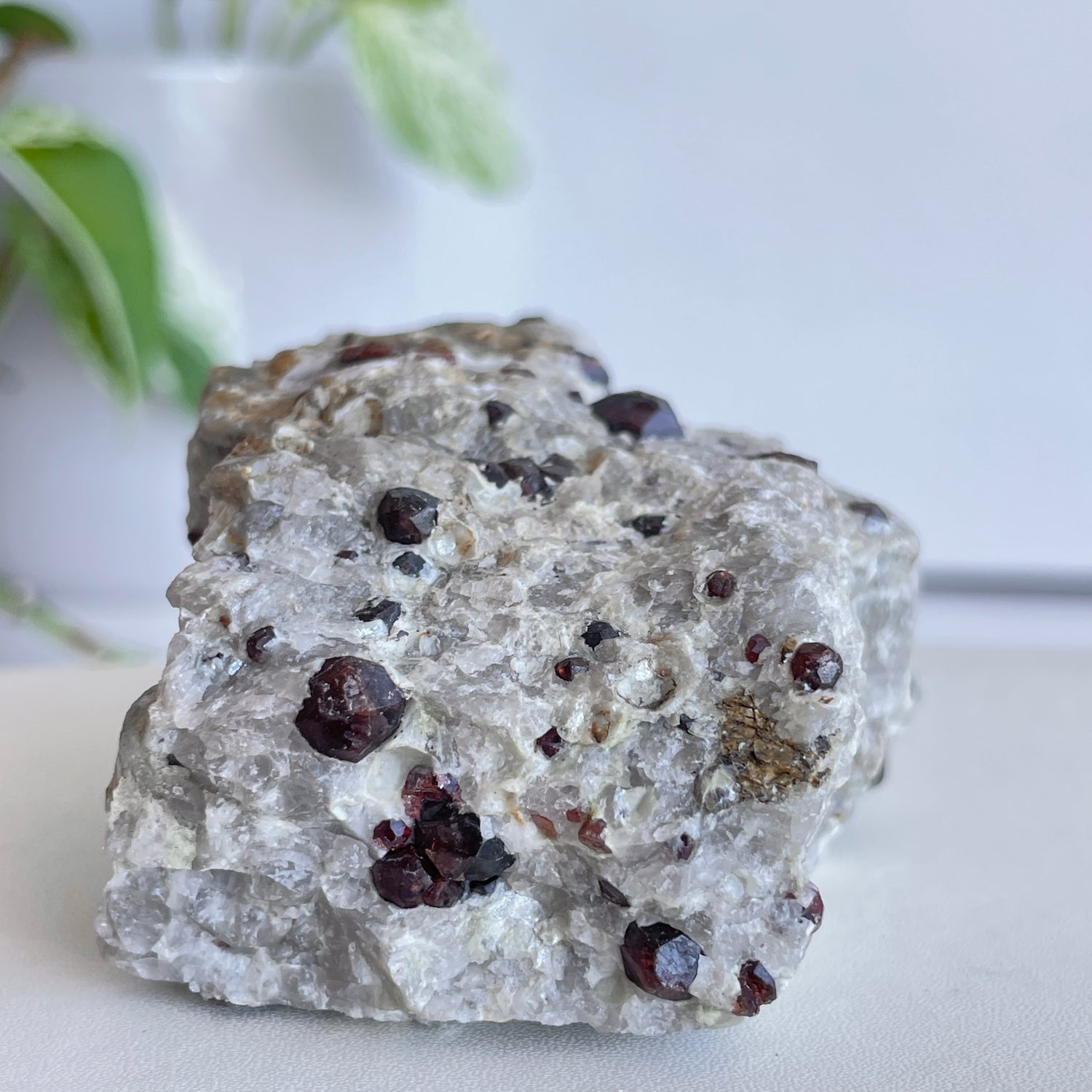 Garnet In Quartz Matrix Pce 246g