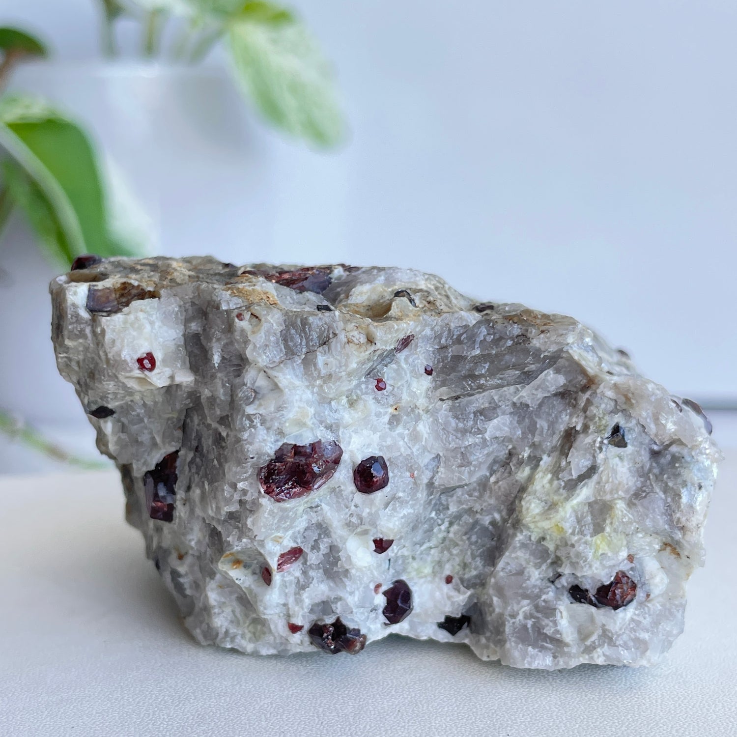 Garnet In Quartz Matrix Pce 246g