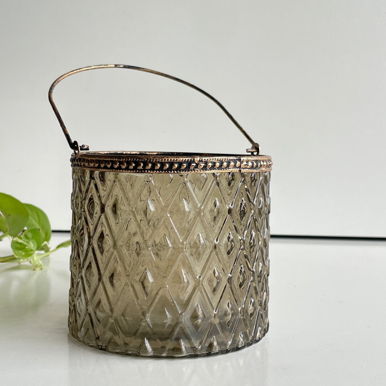 Brown Tealight Candle Holder CH008