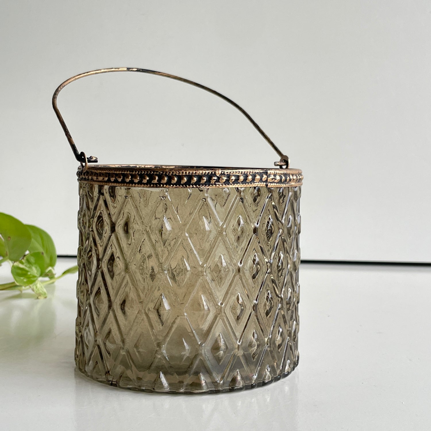 Brown Tealight Candle Holder CH008