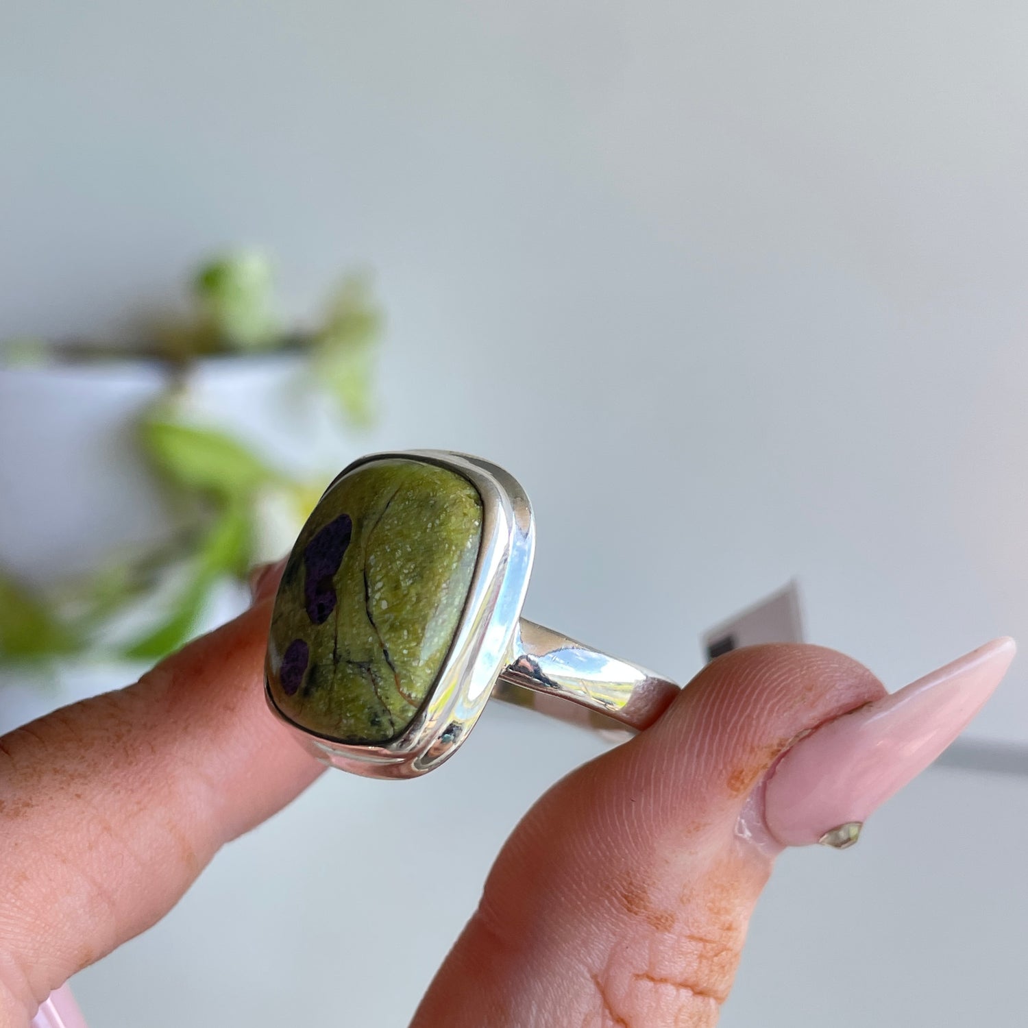 Atlantisite Rectangle Ring Sz12