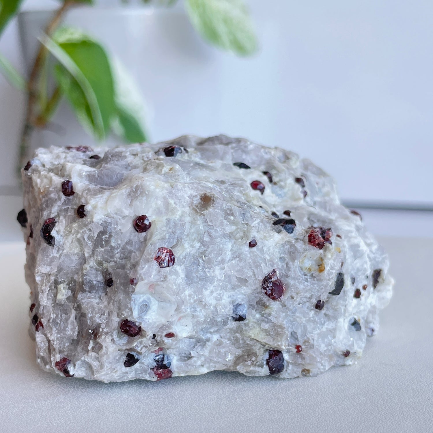 Garnet In Quartz Matrix Pce 238g