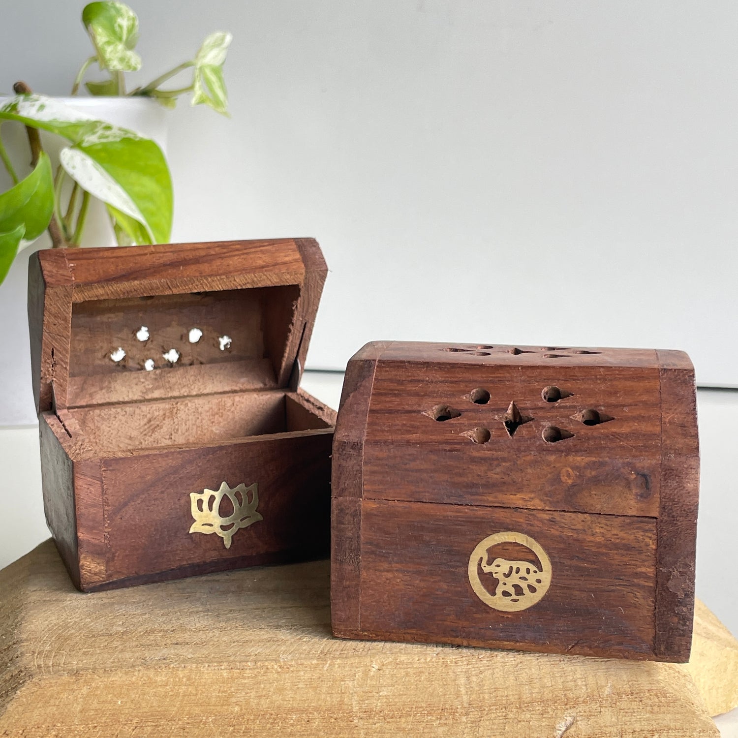 Wooden Incense Cone Holder BOXINS