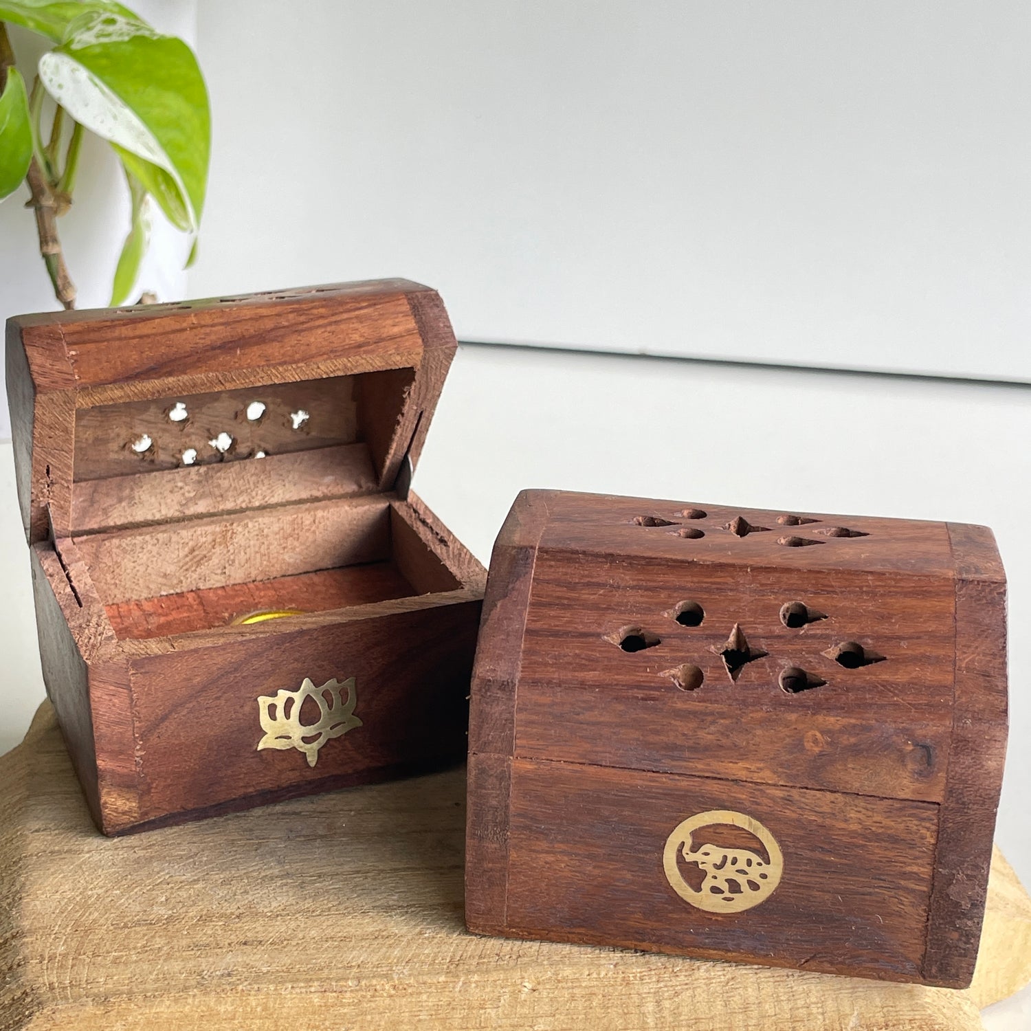 Wooden Incense Cone Holder BOXINS