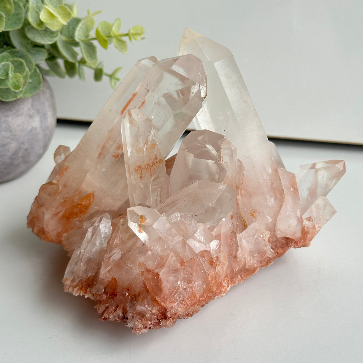 Pink Himalayan Quartz Cluster 1.086kg