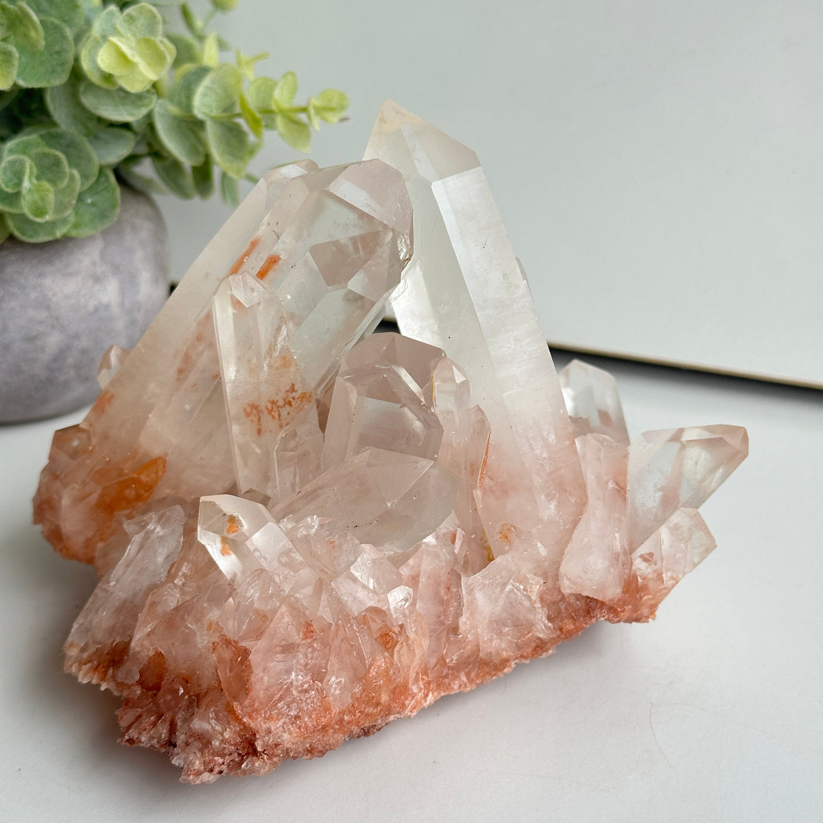 Pink Himalayan Quartz Cluster 1.086kg