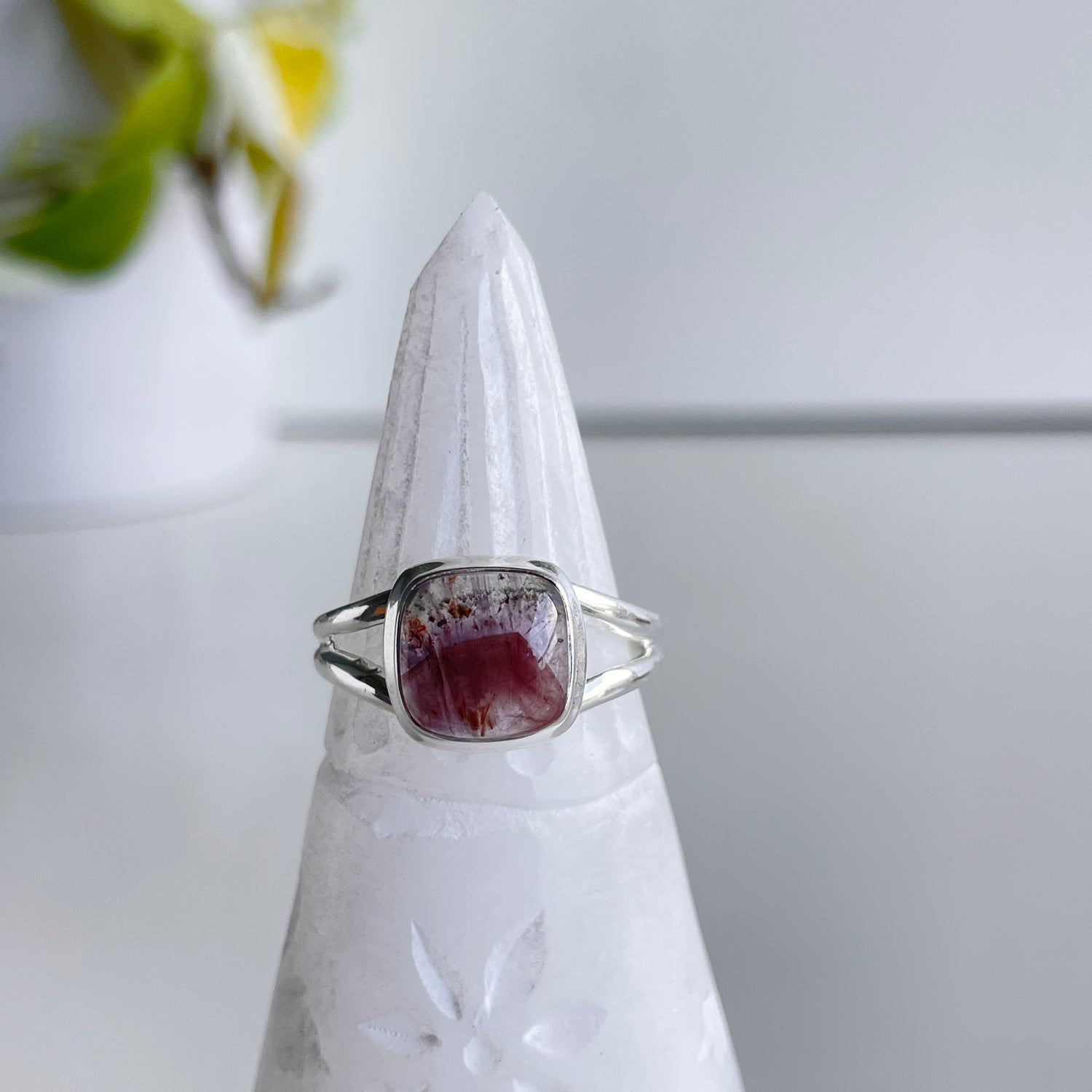 Super Seven Square Ring Sz8.5