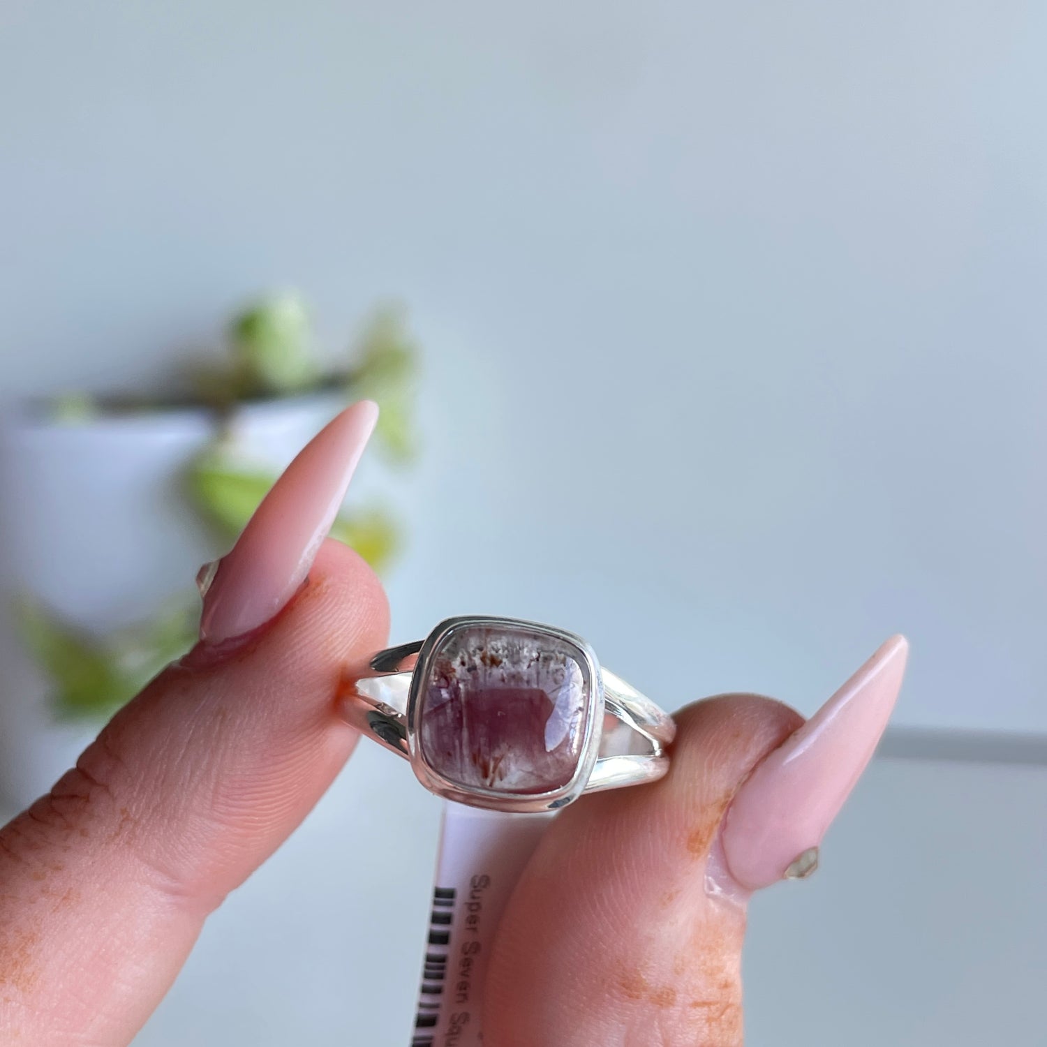 Super Seven Square Ring Sz8.5