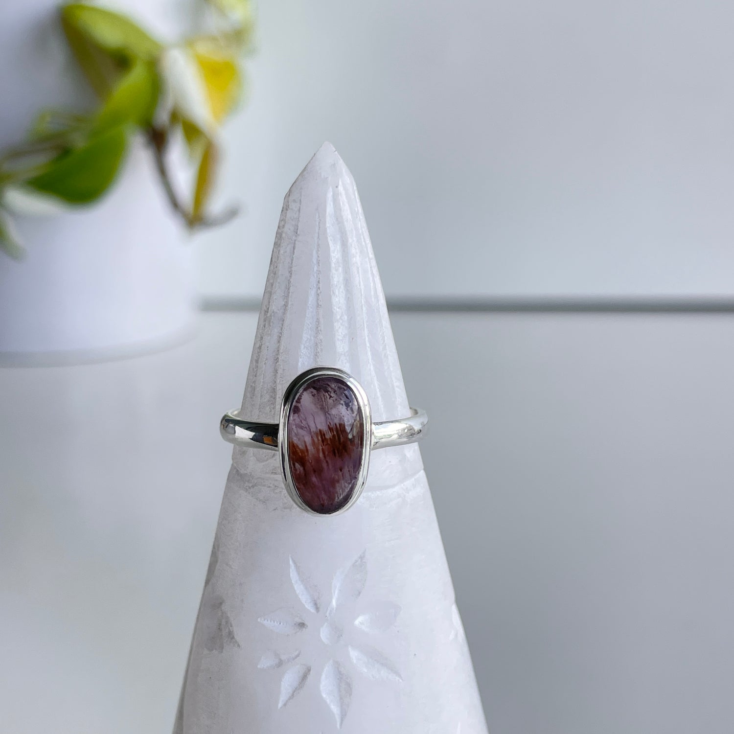 Super Seven Oval Ring Sz10