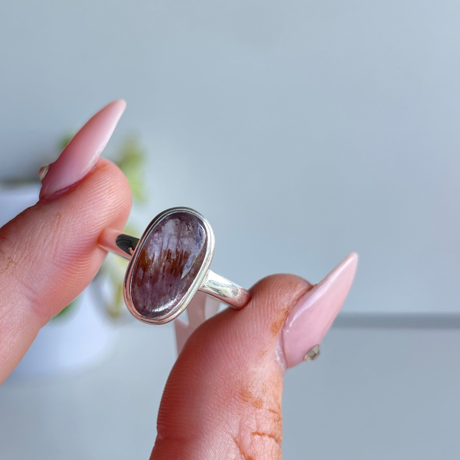 Super Seven Oval Ring Sz10