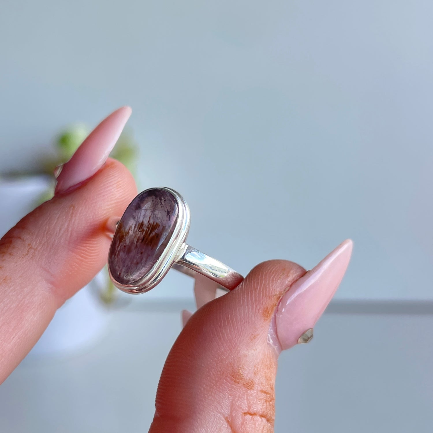 Super Seven Oval Ring Sz10