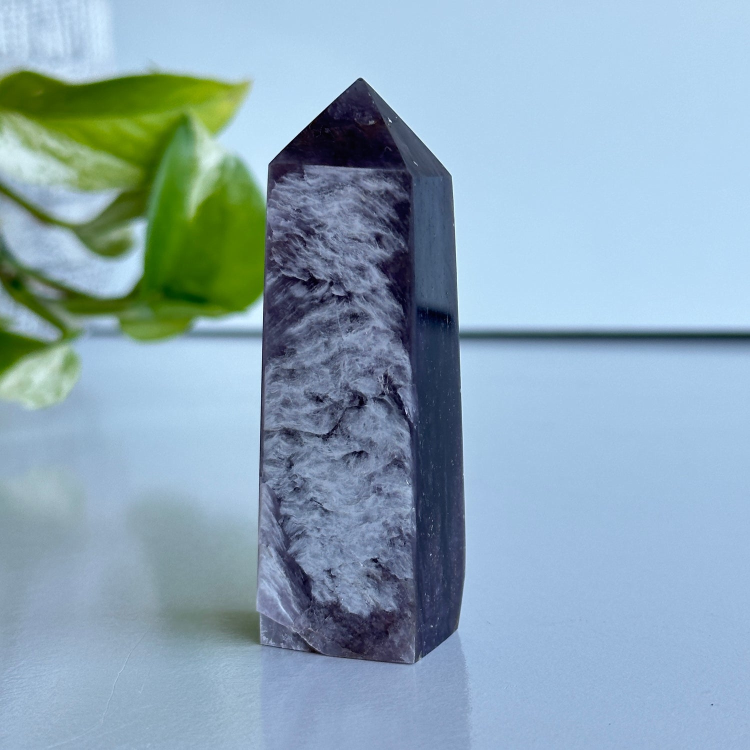 Lepidolite Mica Obelisk 8.2cm