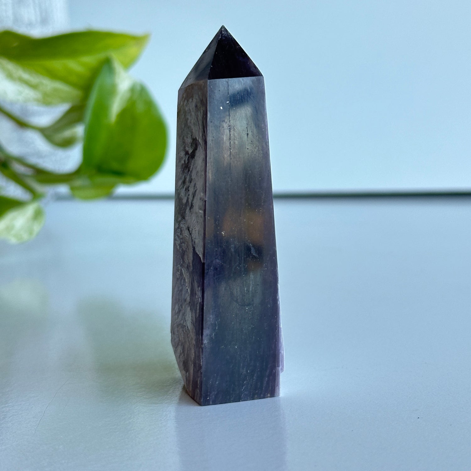 Lepidolite Mica Obelisk 8.2cm
