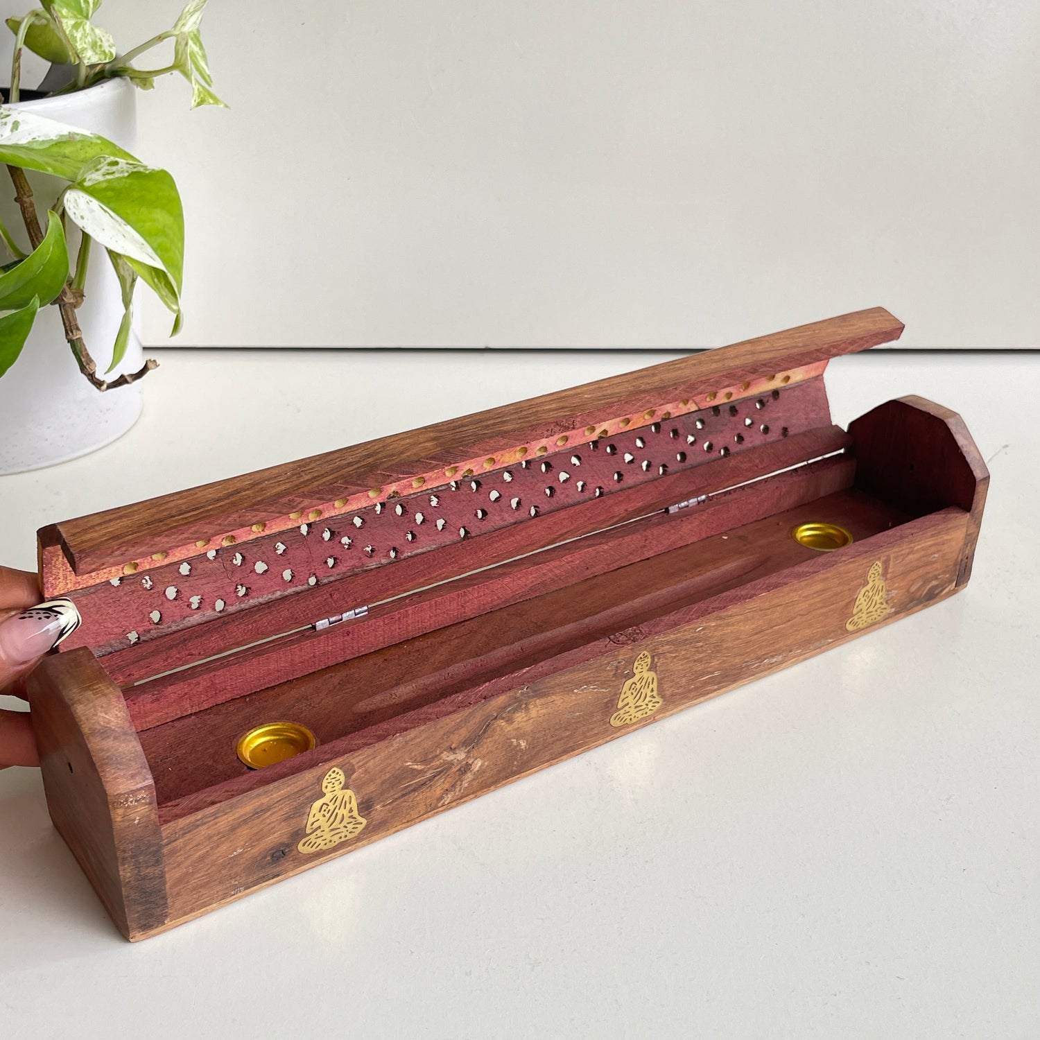 Wooden Incense Holder IHB242