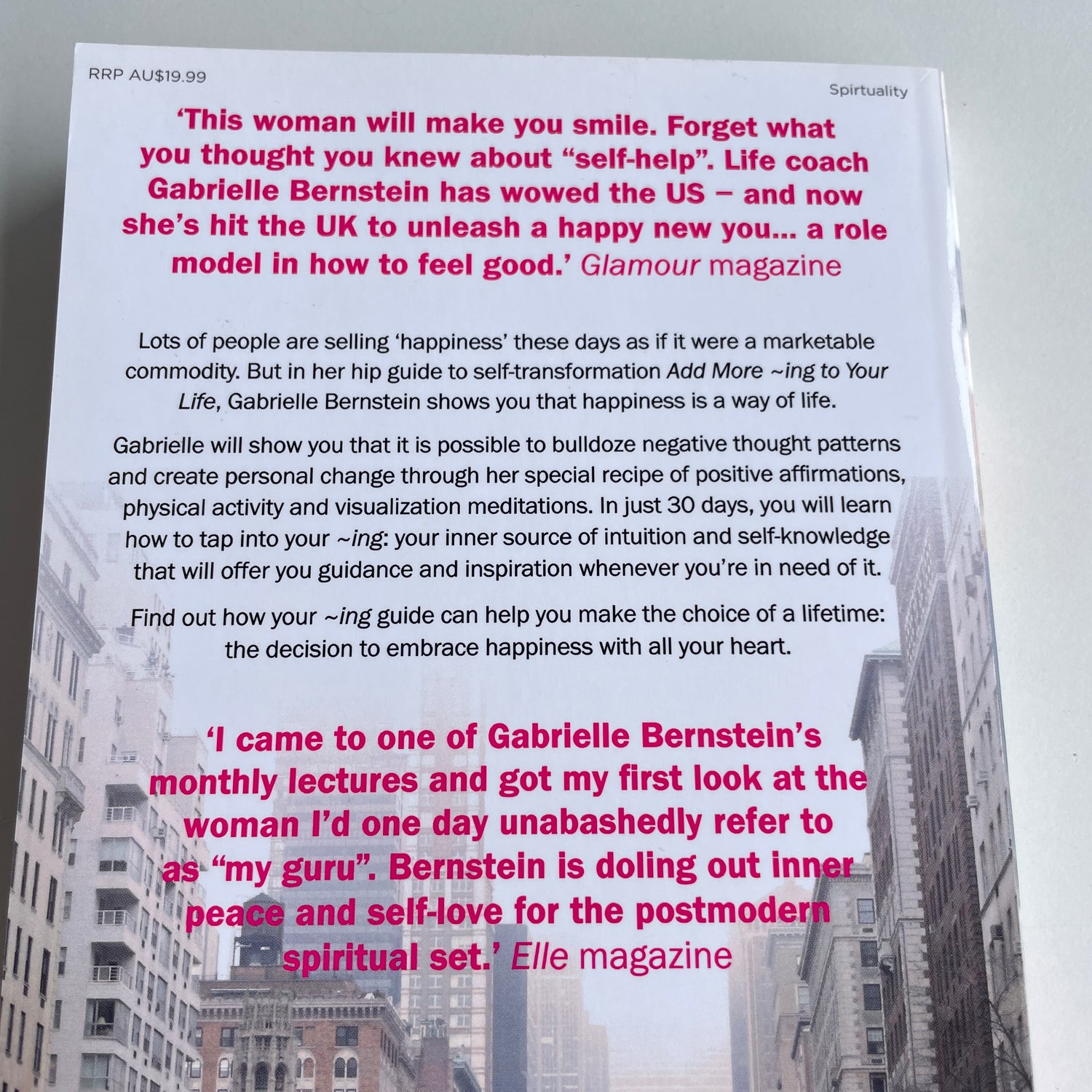 Add More Ing To Your Life Gabrielle Bernstein