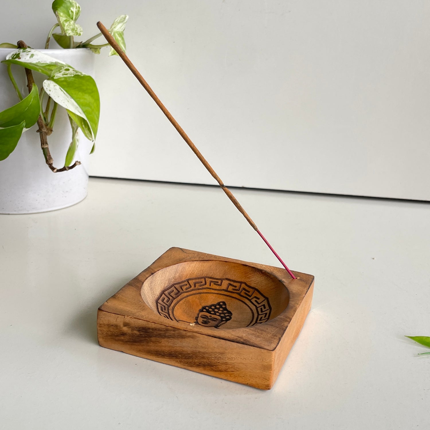Wooden Incense Dish IHFJUM