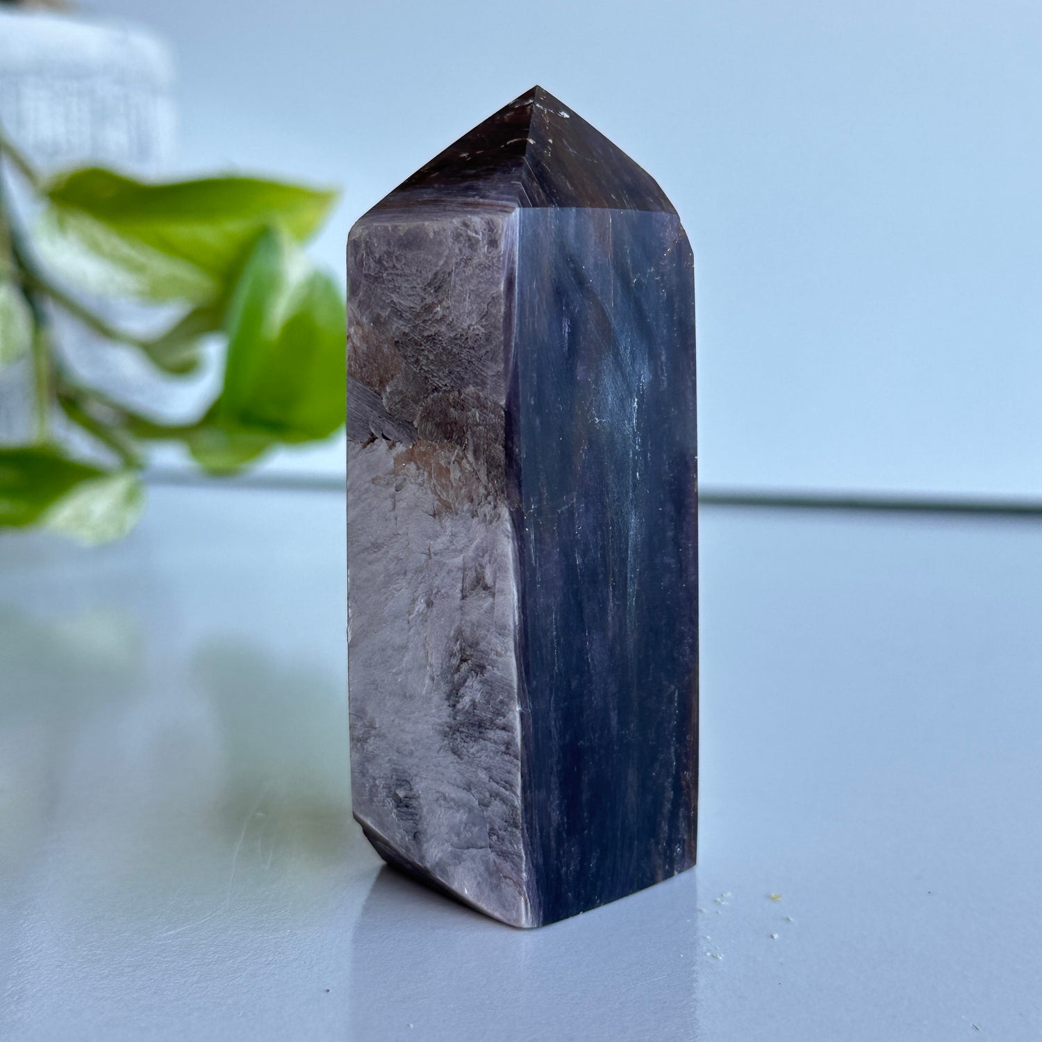 Lepidolite Mica Obelisk 9cm